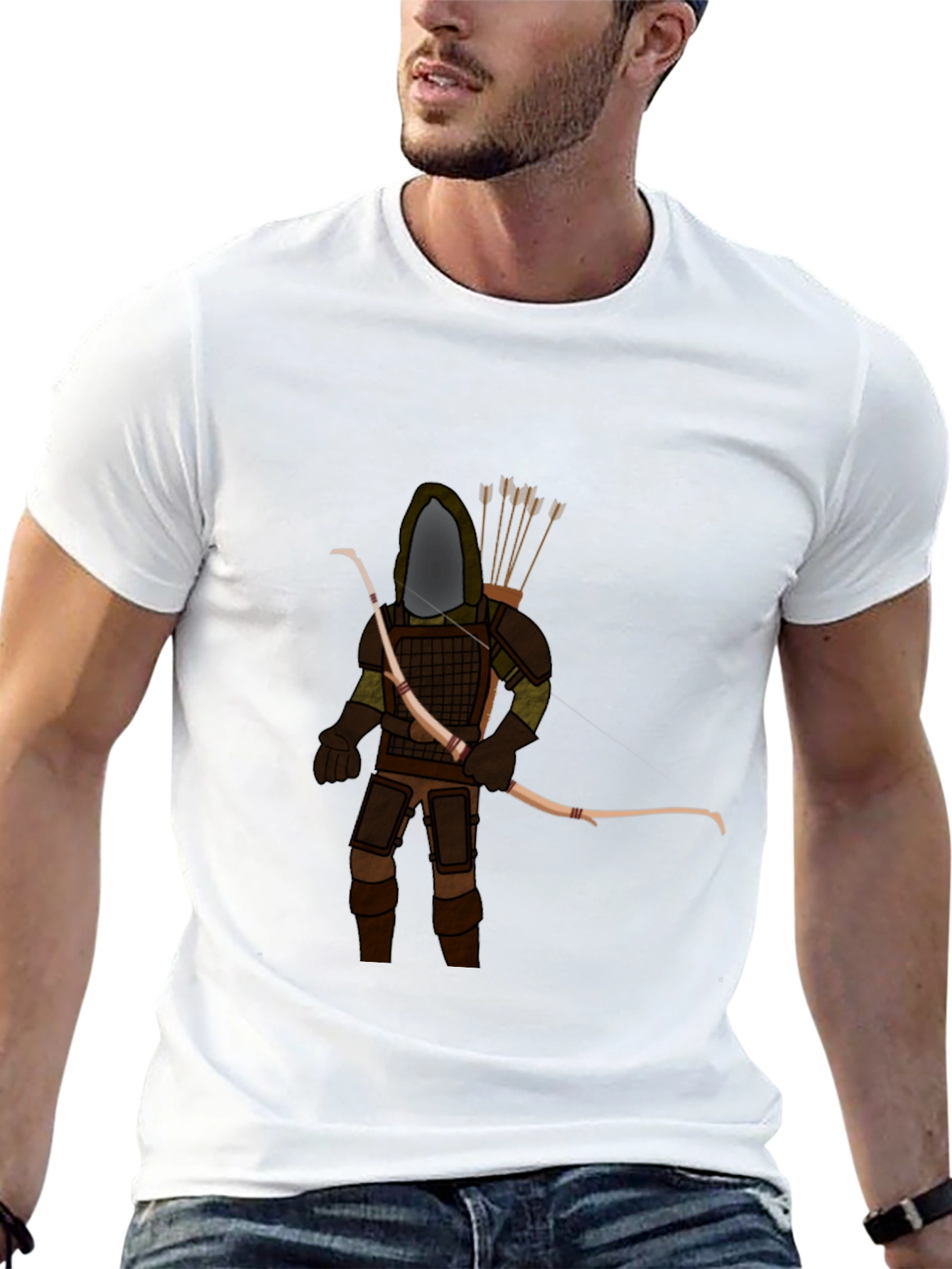 Archer Graphic Tee - Mens Black T-Shirt