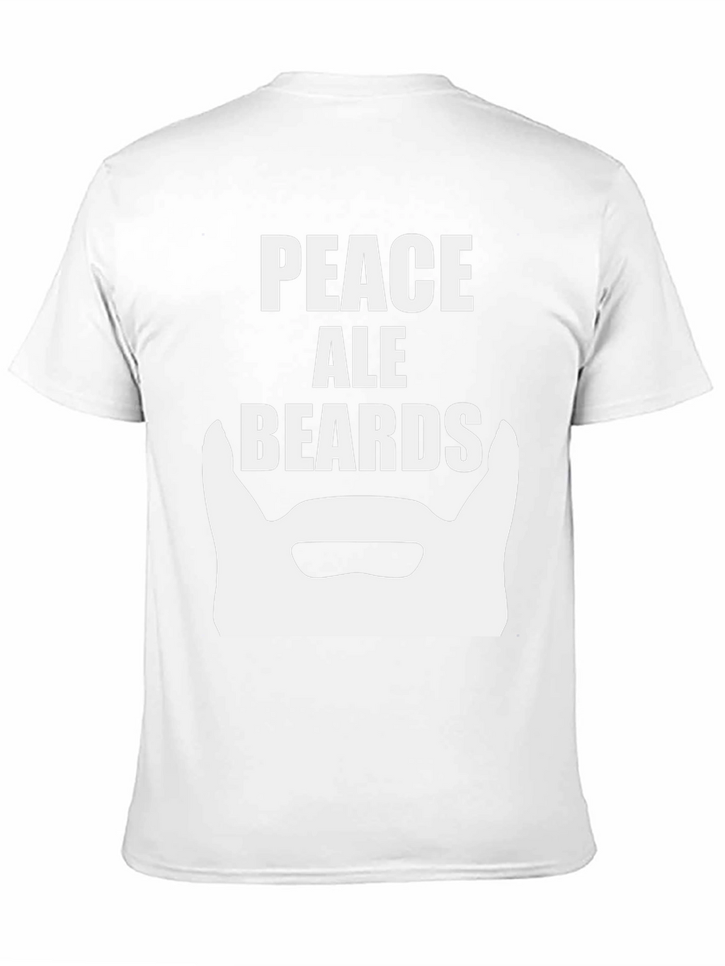 Peace Ale Beards Graphic T-Shirt