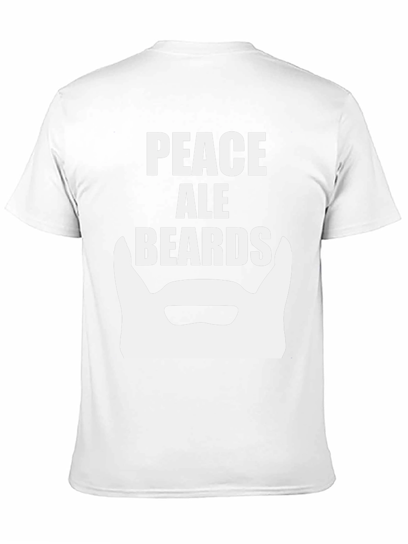Peace Ale Beards Graphic T-Shirt