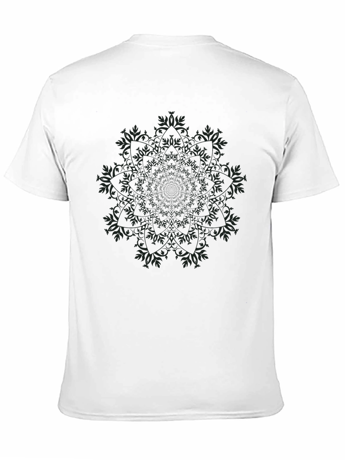 Black Mandala Graphic Tee - Stylish Casual Wear