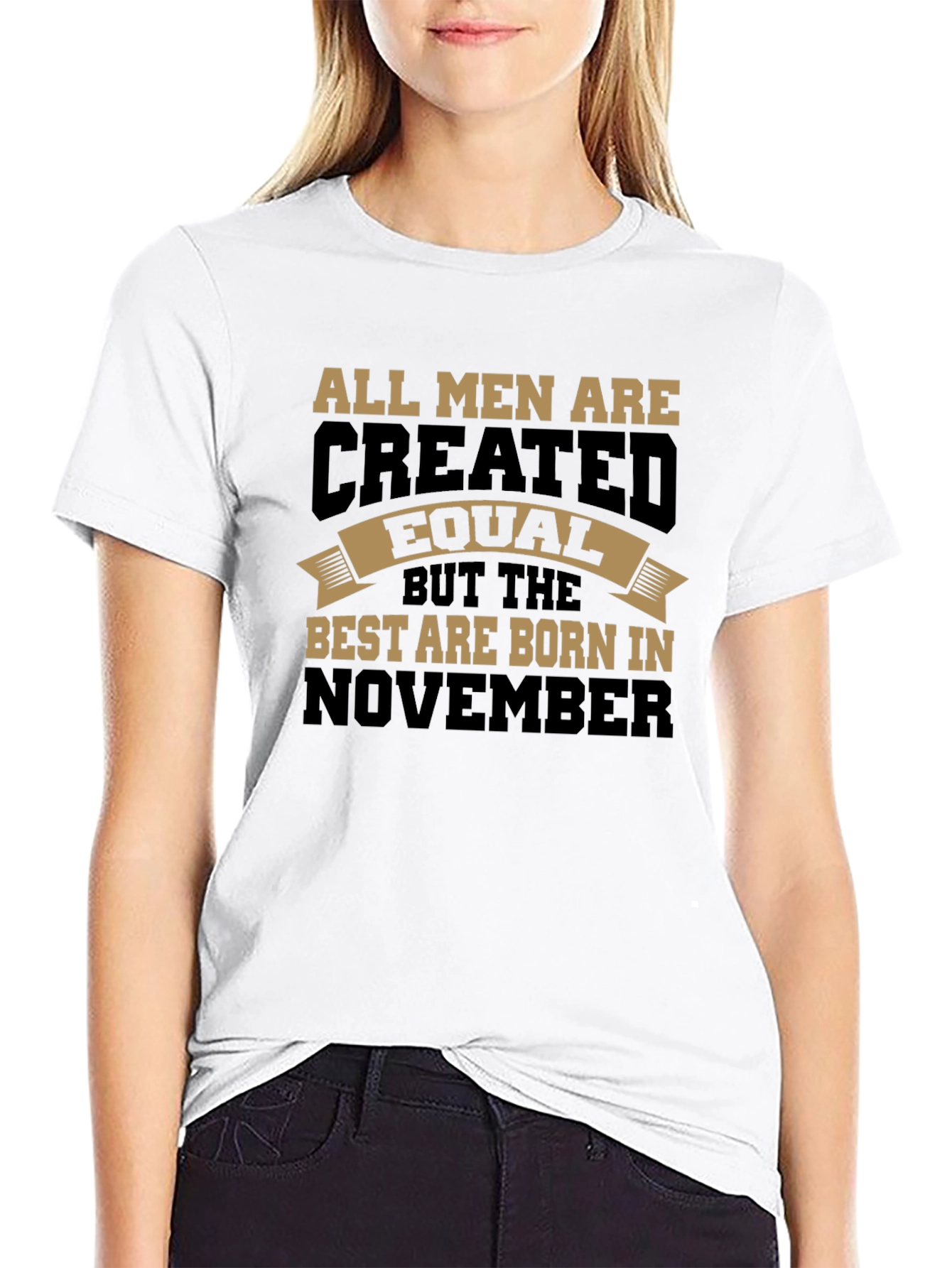 Born in November T-Shirt - Mens Graphic Tee