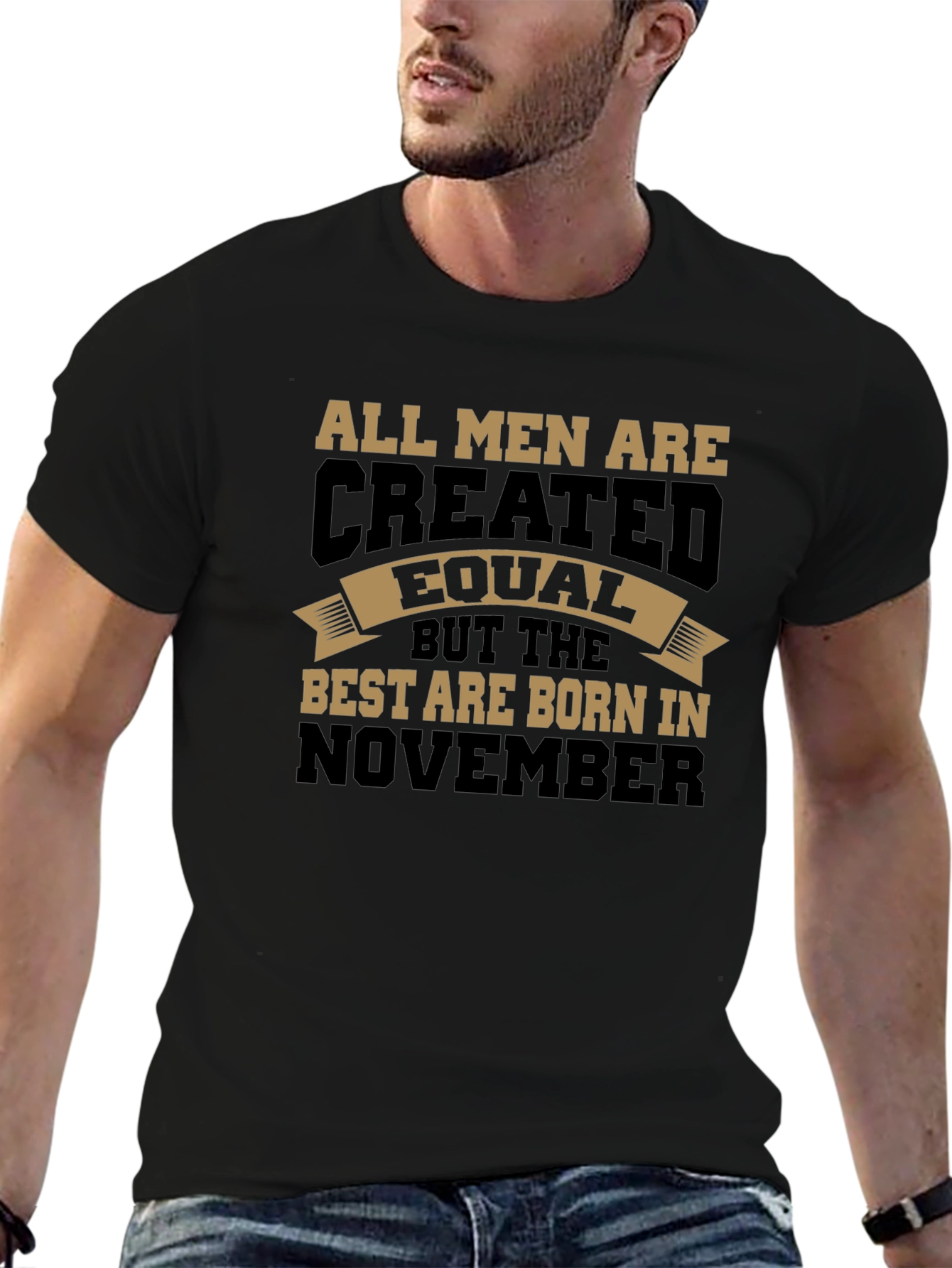 Born in November T-Shirt - Mens Graphic Tee