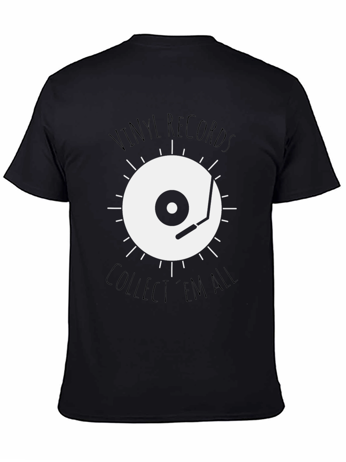 Vinyl Records Graphic Tee - Collect Em All!