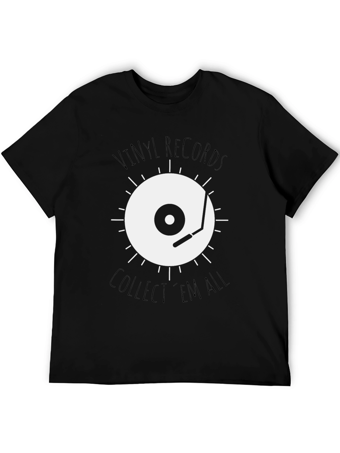 Vinyl Records Graphic Tee - Collect Em All!