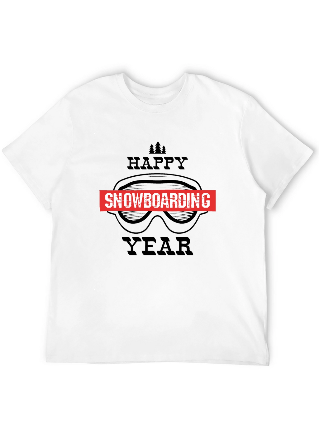 Happy Snowboarding Year Graphic Tee