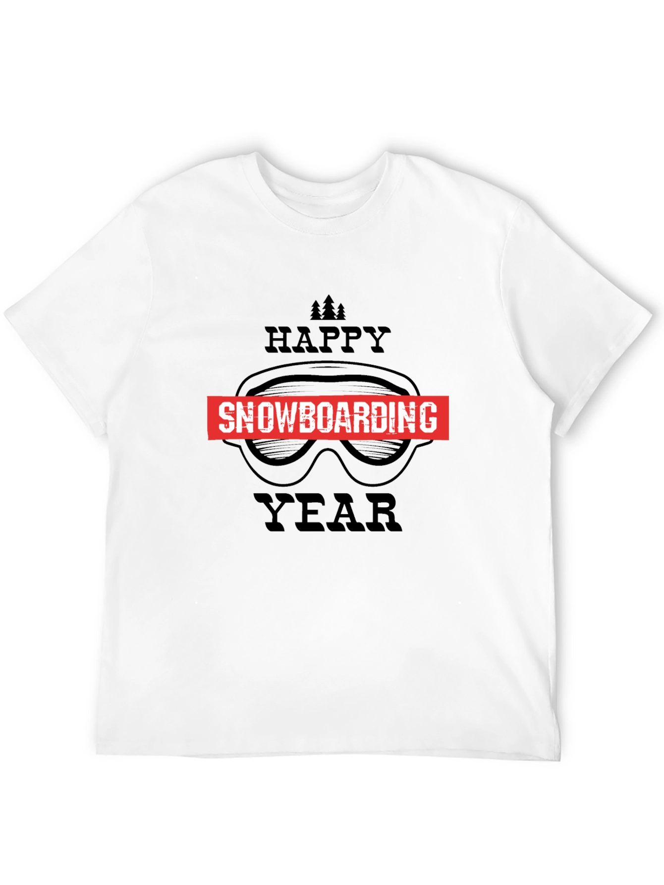 Happy Snowboarding Year Graphic Tee