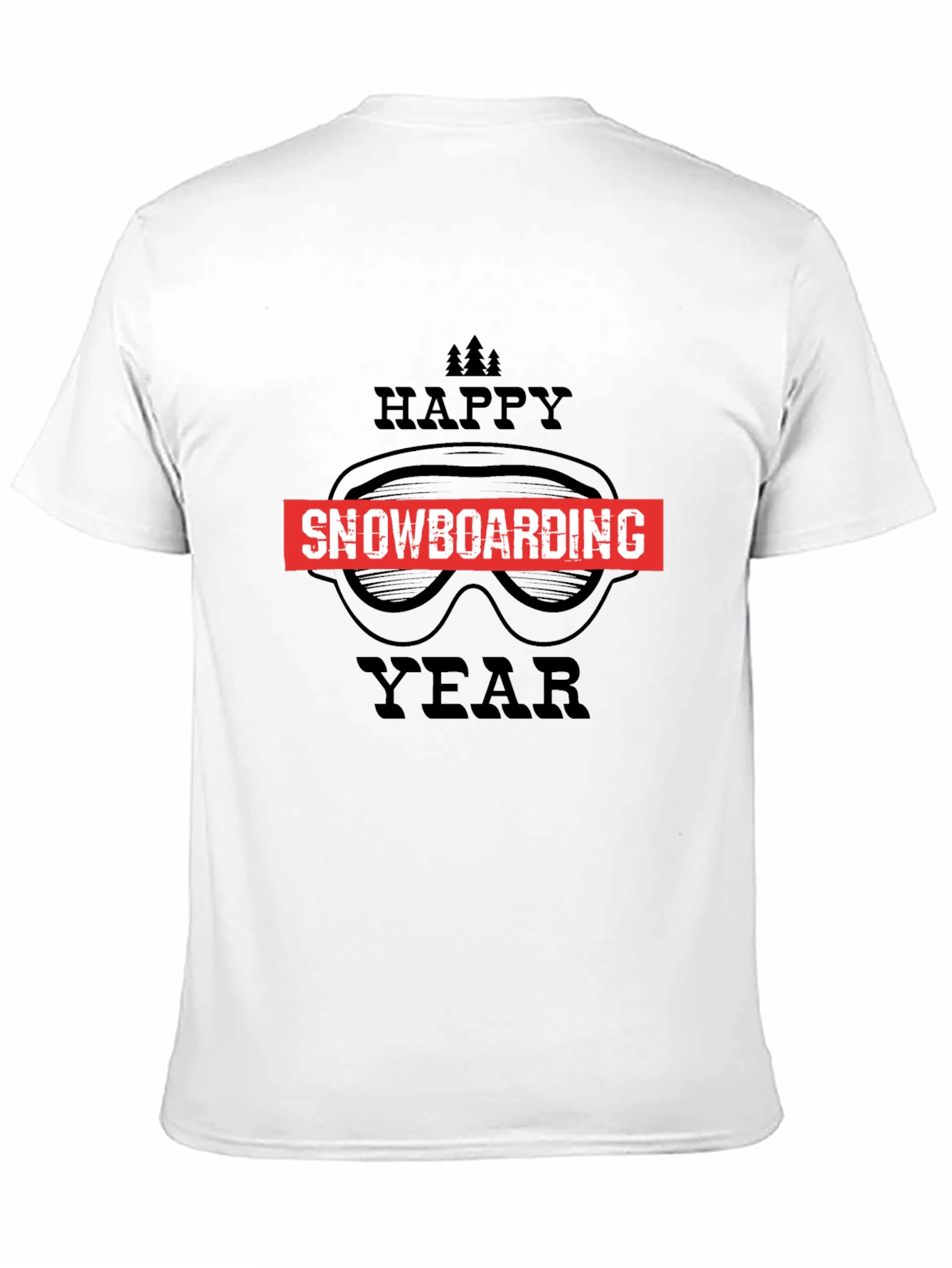 Happy Snowboarding Year Graphic Tee