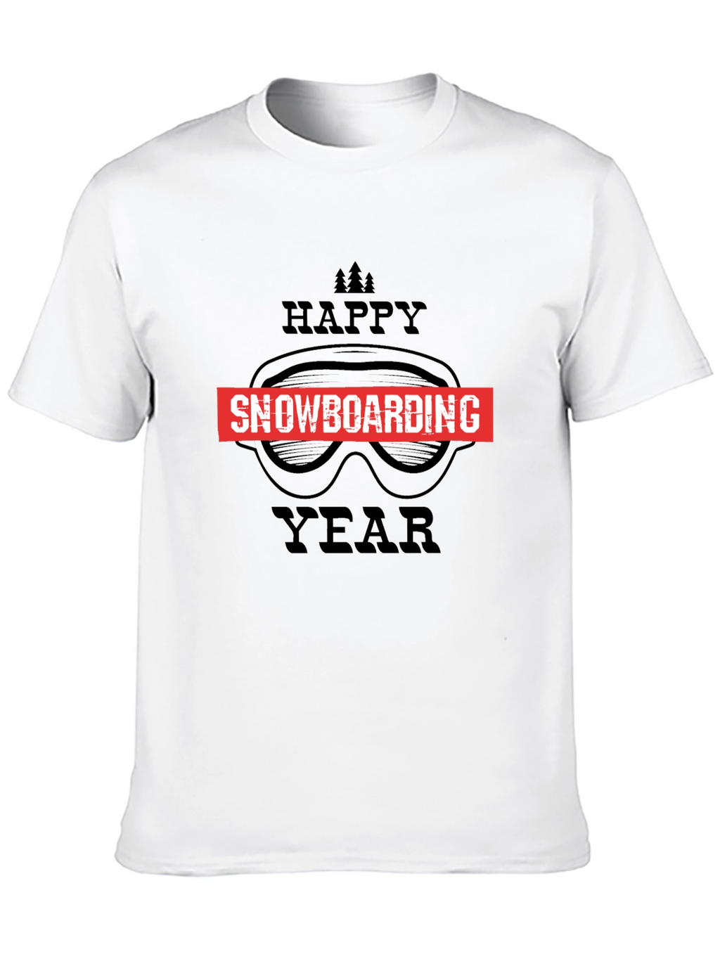 Happy Snowboarding Year Graphic Tee