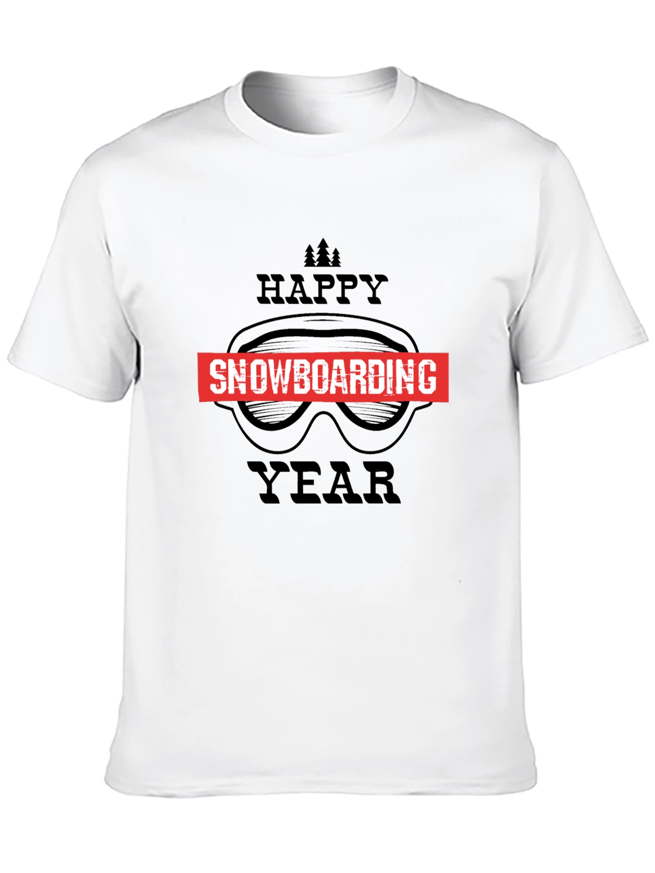 Happy Snowboarding Year Graphic Tee