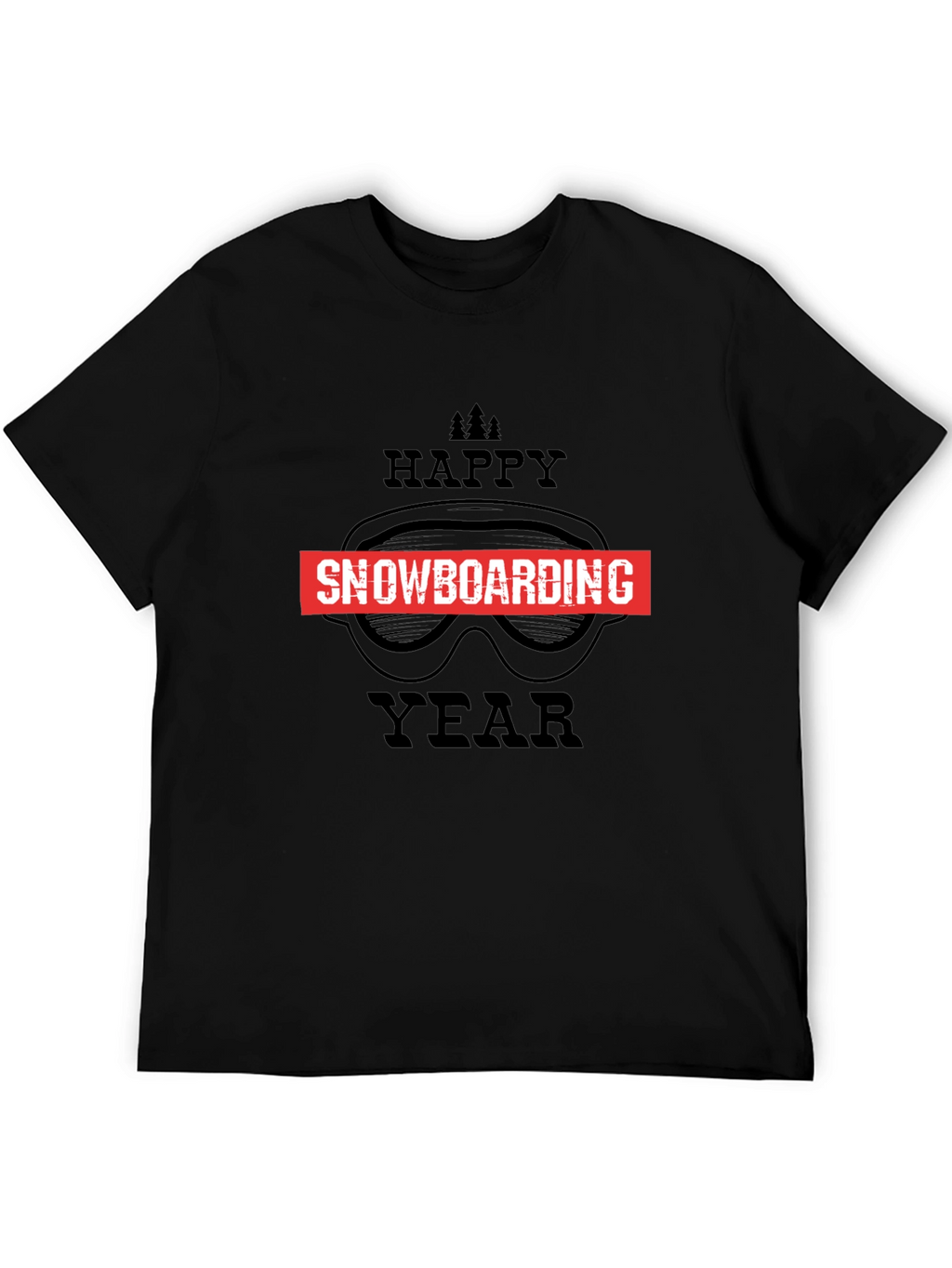 Happy Snowboarding Year Graphic Tee