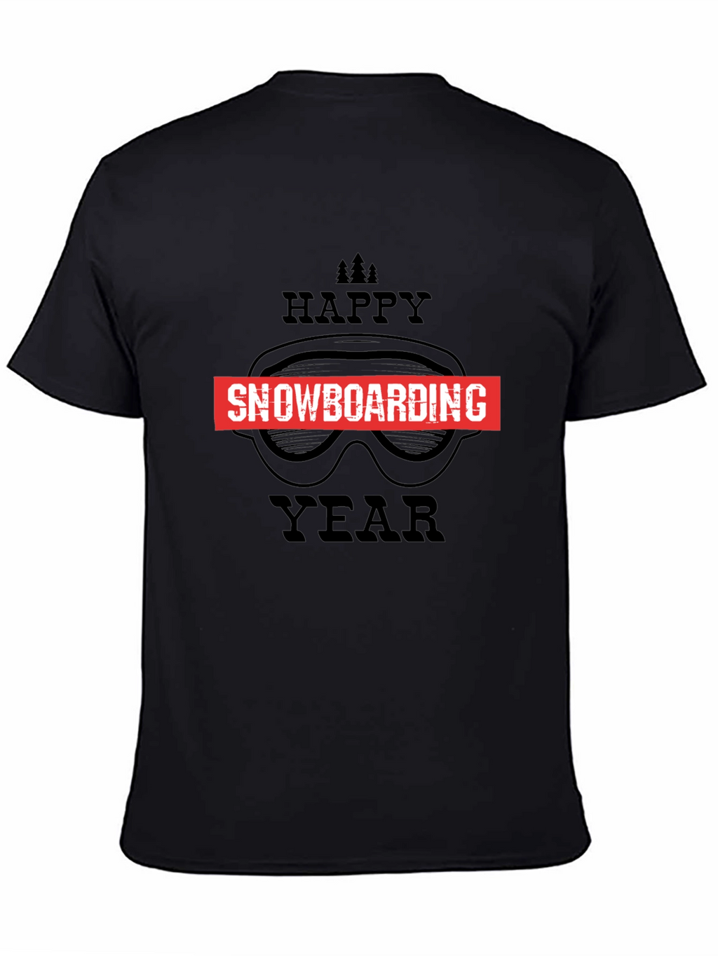 Happy Snowboarding Year Graphic Tee