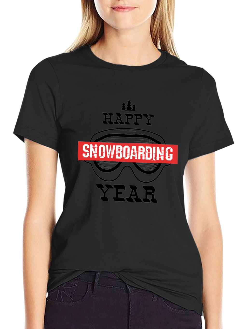 Happy Snowboarding Year Graphic Tee