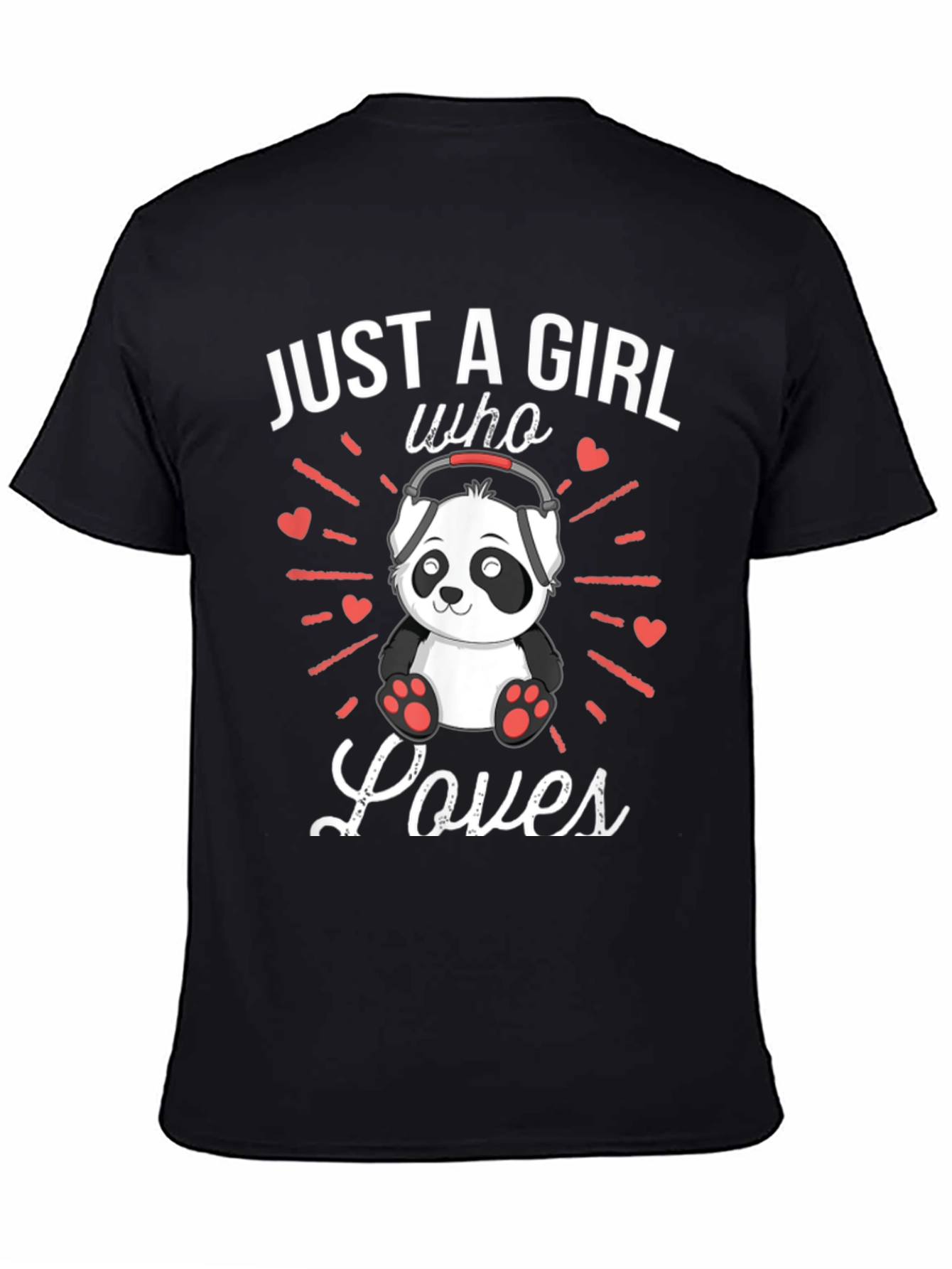 Just A Girl Who Loves Pandas T-Shirt