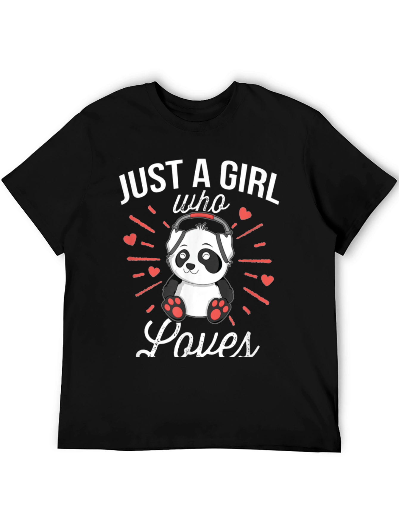 Just A Girl Who Loves Pandas T-Shirt
