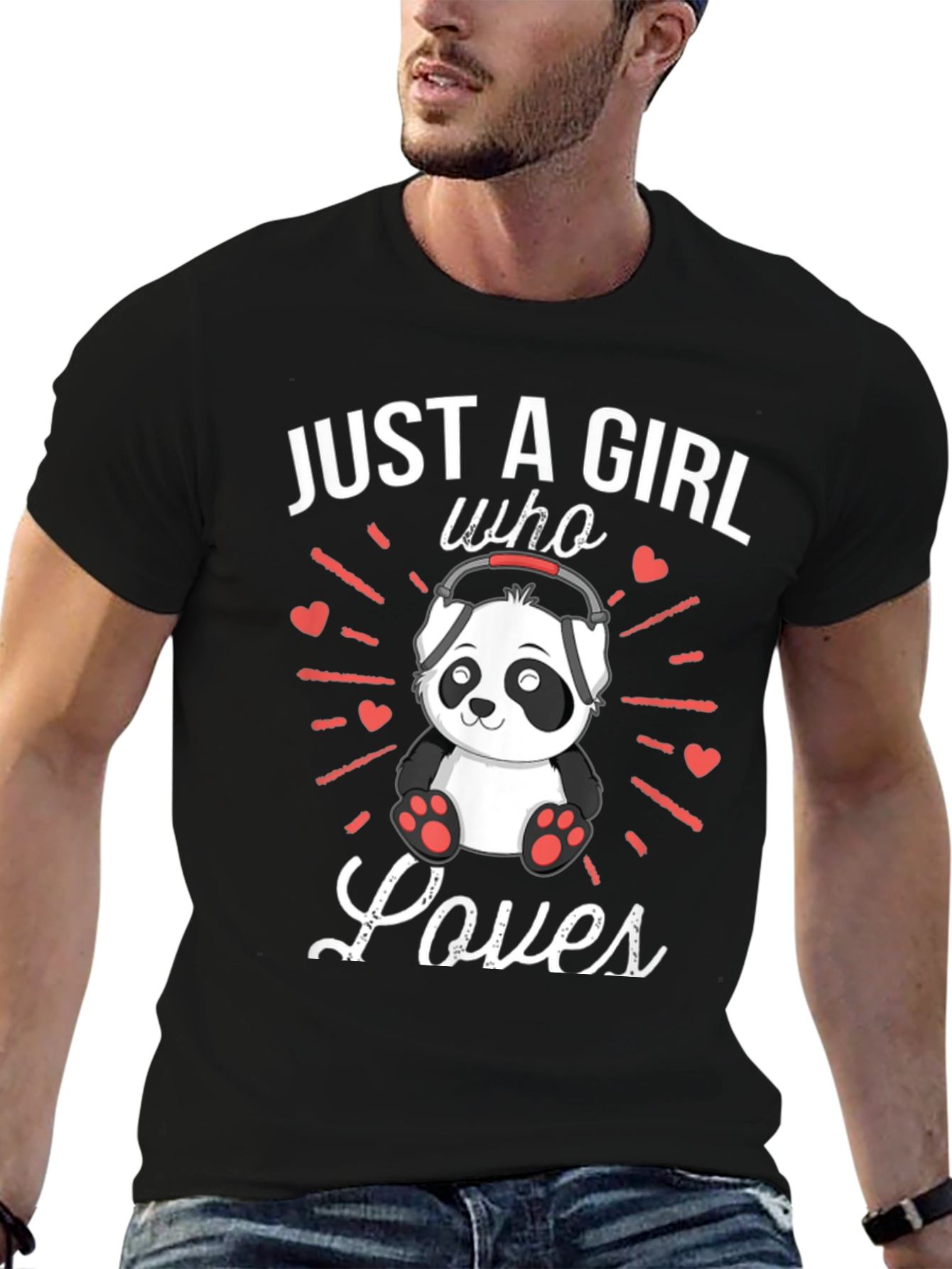 Just A Girl Who Loves Pandas T-Shirt