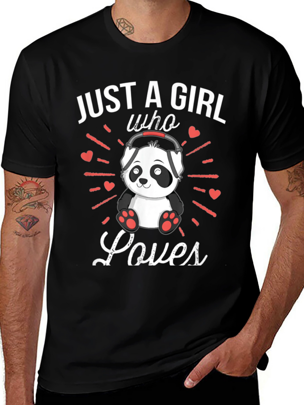 Just A Girl Who Loves Pandas T-Shirt