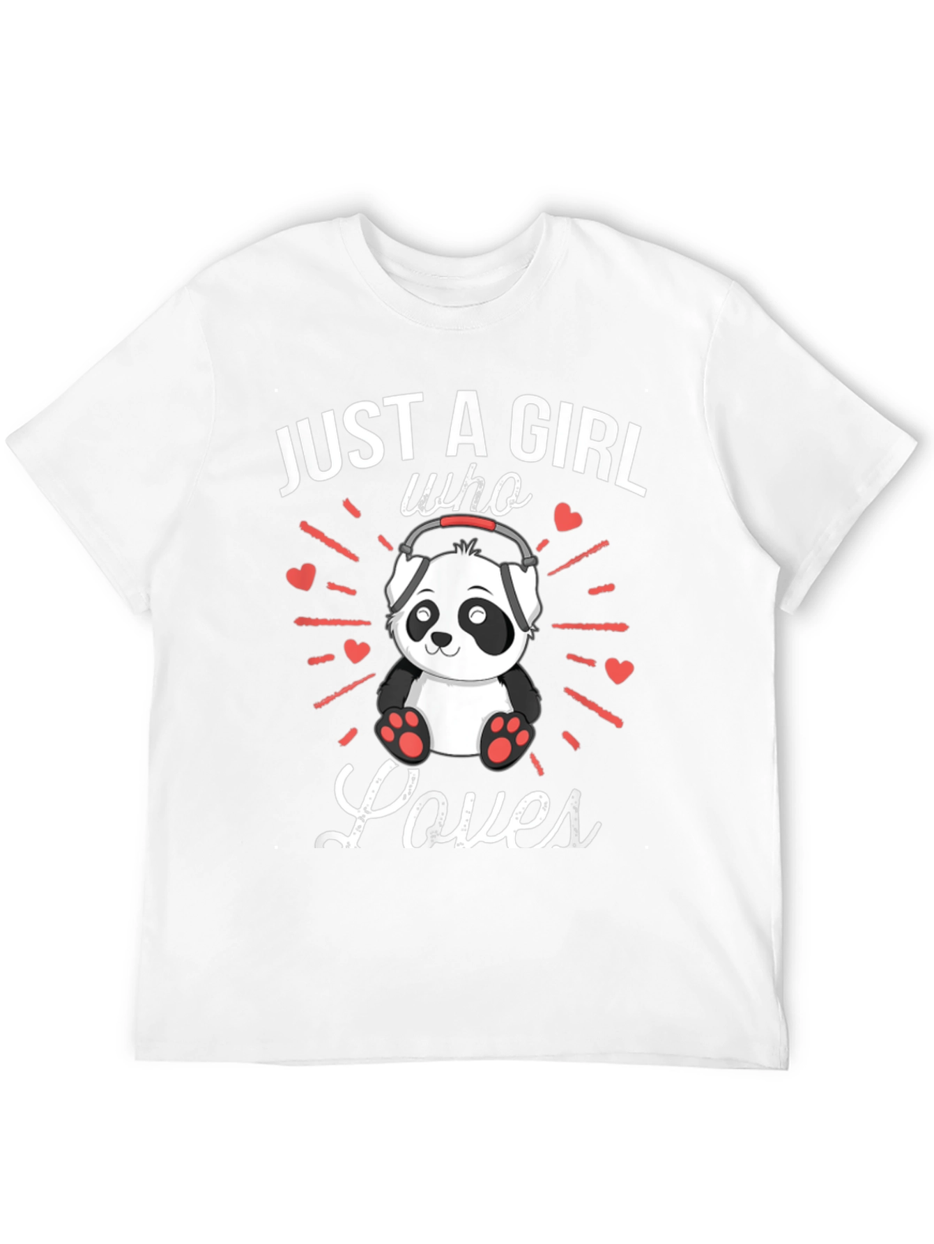 Just A Girl Who Loves Pandas T-Shirt