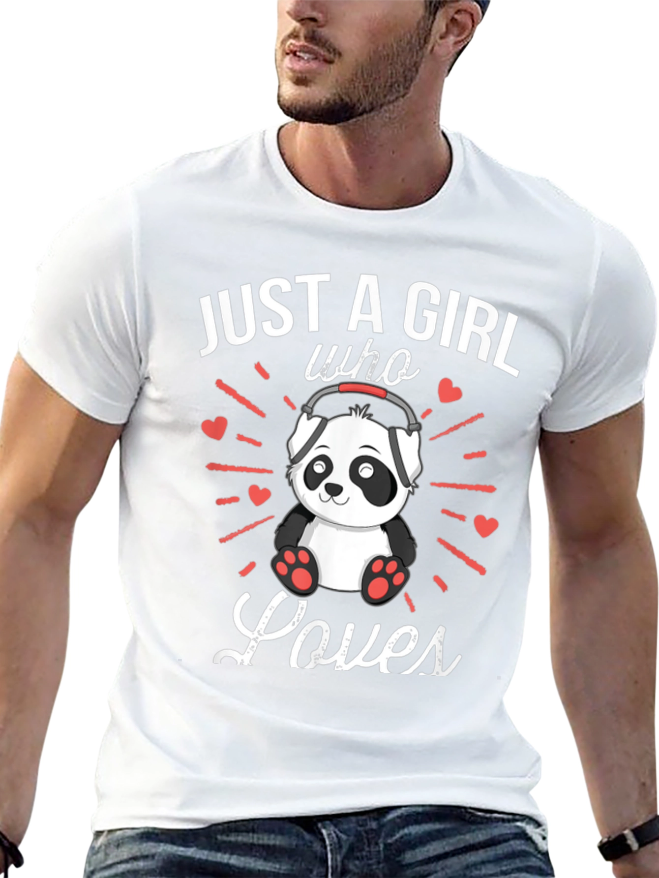 Just A Girl Who Loves Pandas T-Shirt