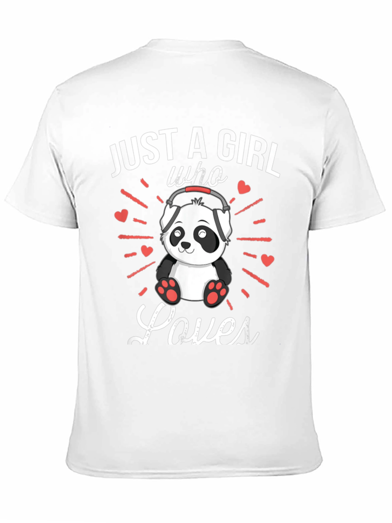 Just A Girl Who Loves Pandas T-Shirt