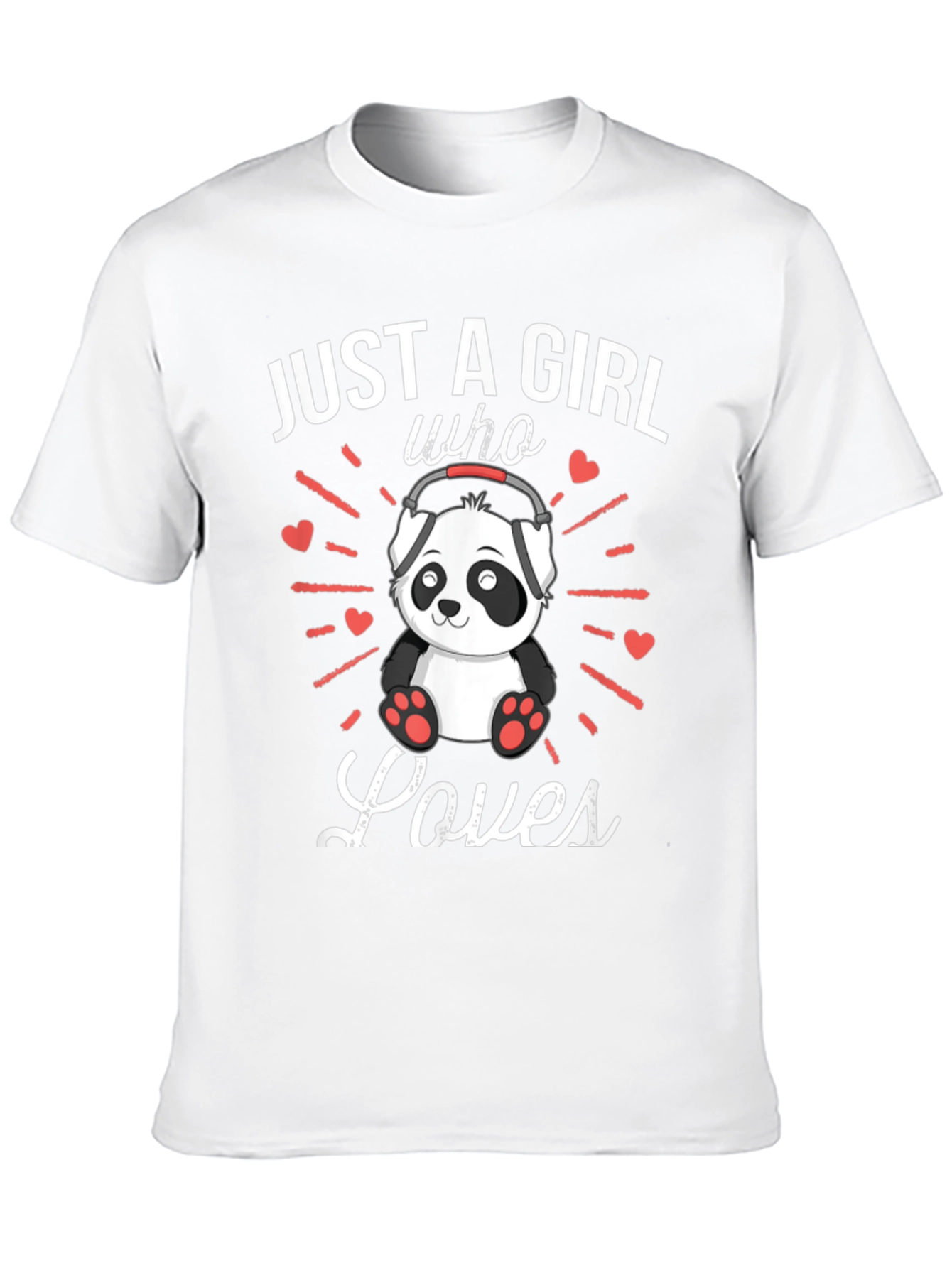 Just A Girl Who Loves Pandas T-Shirt