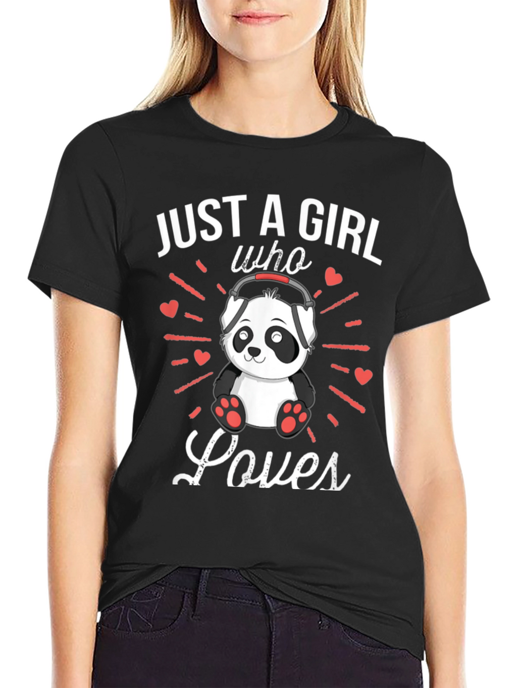 Just A Girl Who Loves Pandas T-Shirt