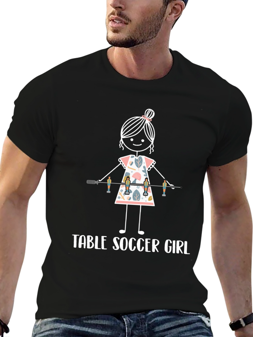 Table Soccer Girl T-Shirt - Foosball Player Tee