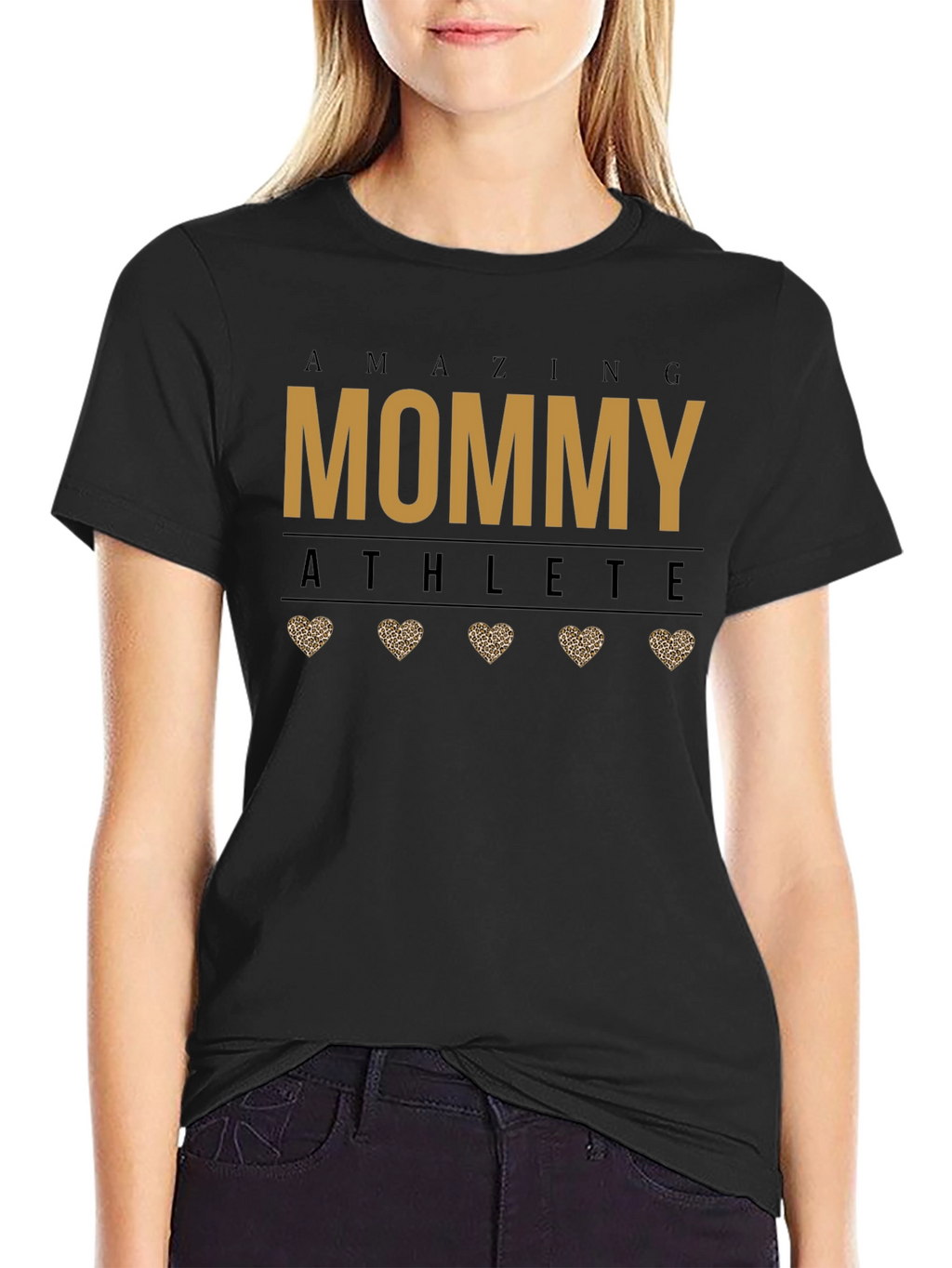 Amazing Mommy Athlete Graphic Tee