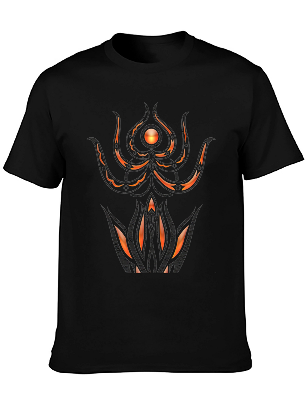 Abstract Graphic Tee - Mens Black T-Shirt