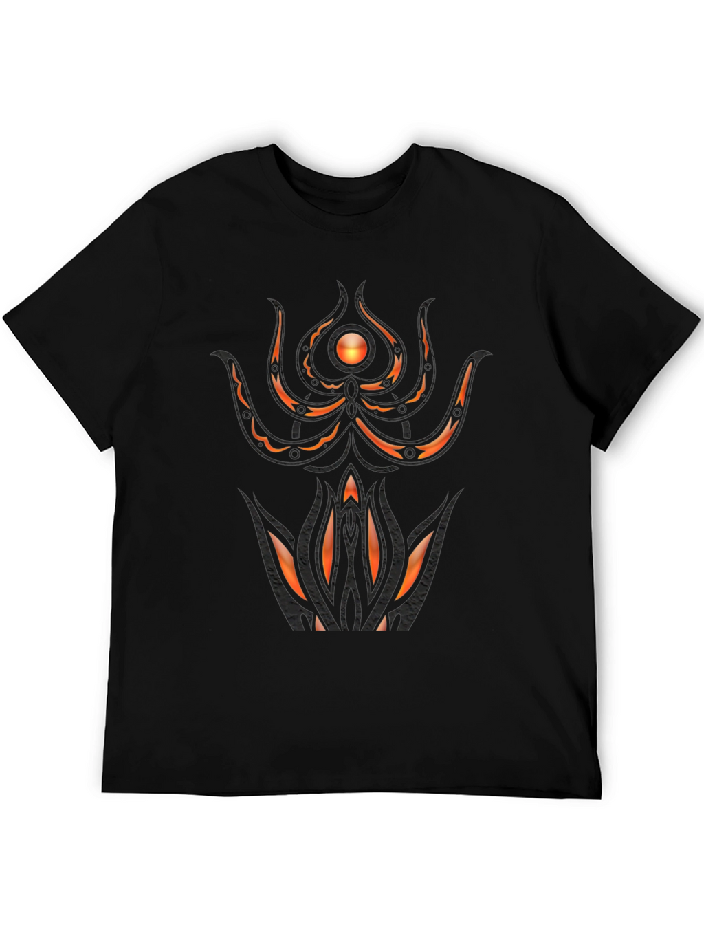 Abstract Graphic Tee - Mens Black T-Shirt