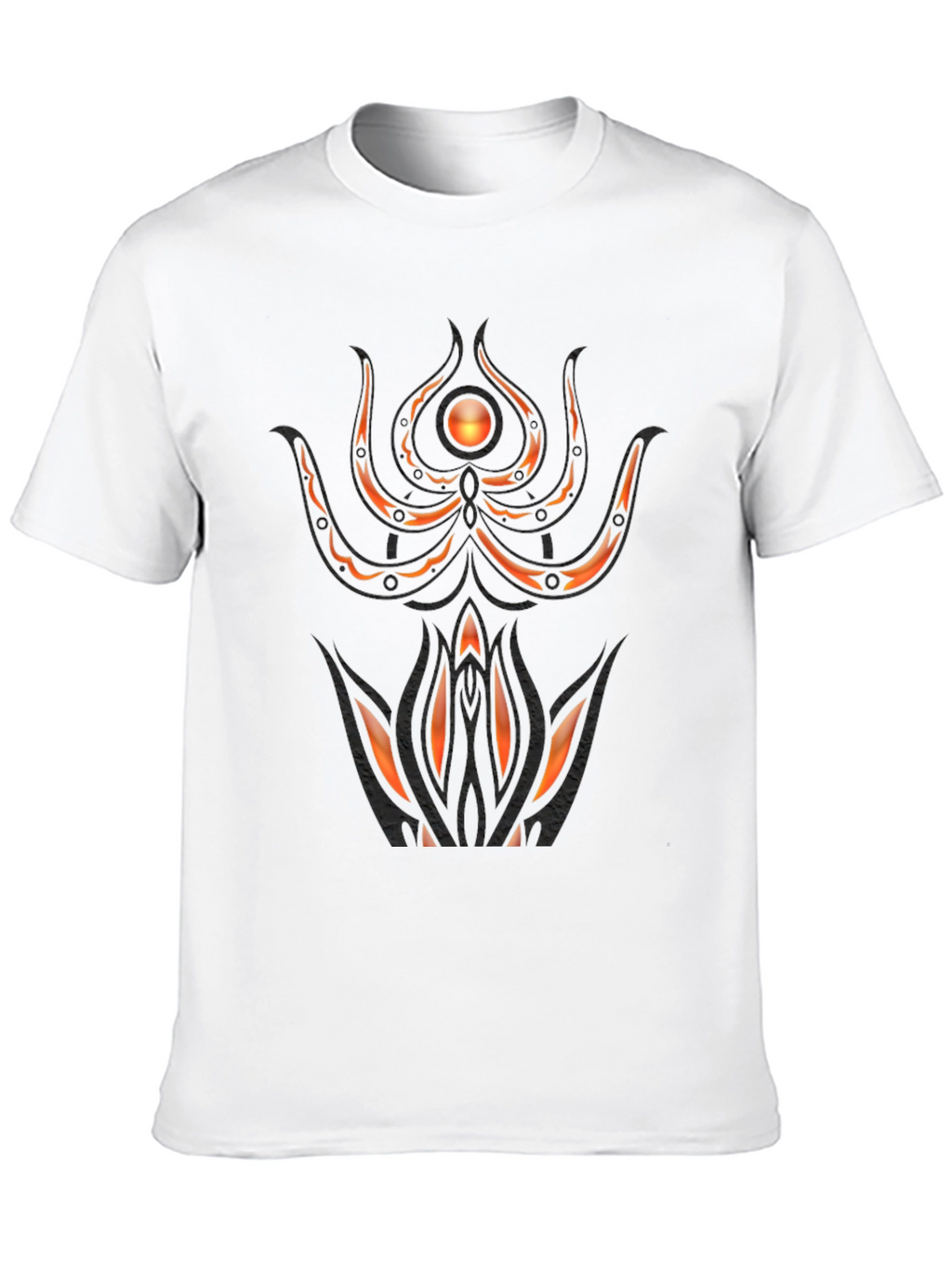 Abstract Graphic Tee - Mens Black T-Shirt