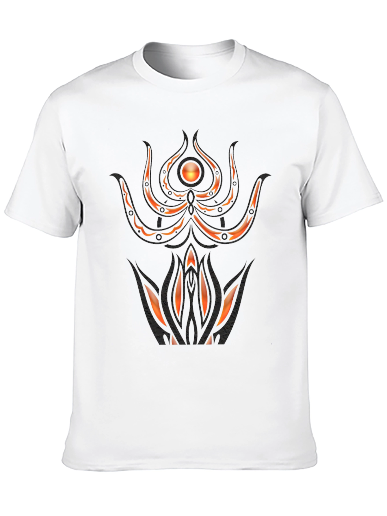 Abstract Graphic Tee - Mens Black T-Shirt