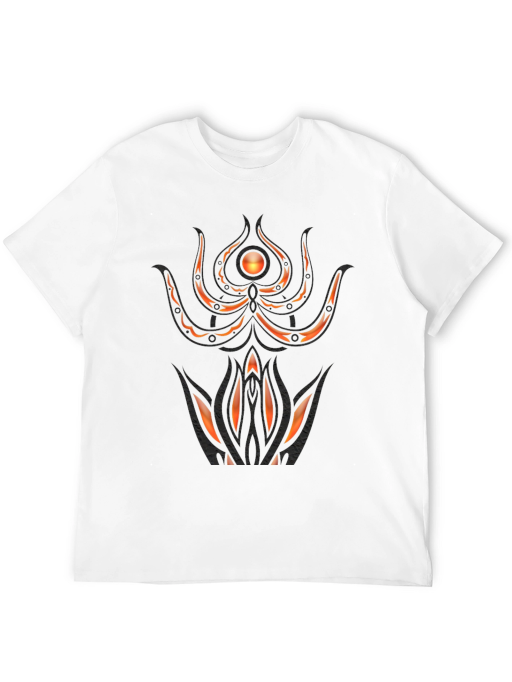 Abstract Graphic Tee - Mens Black T-Shirt