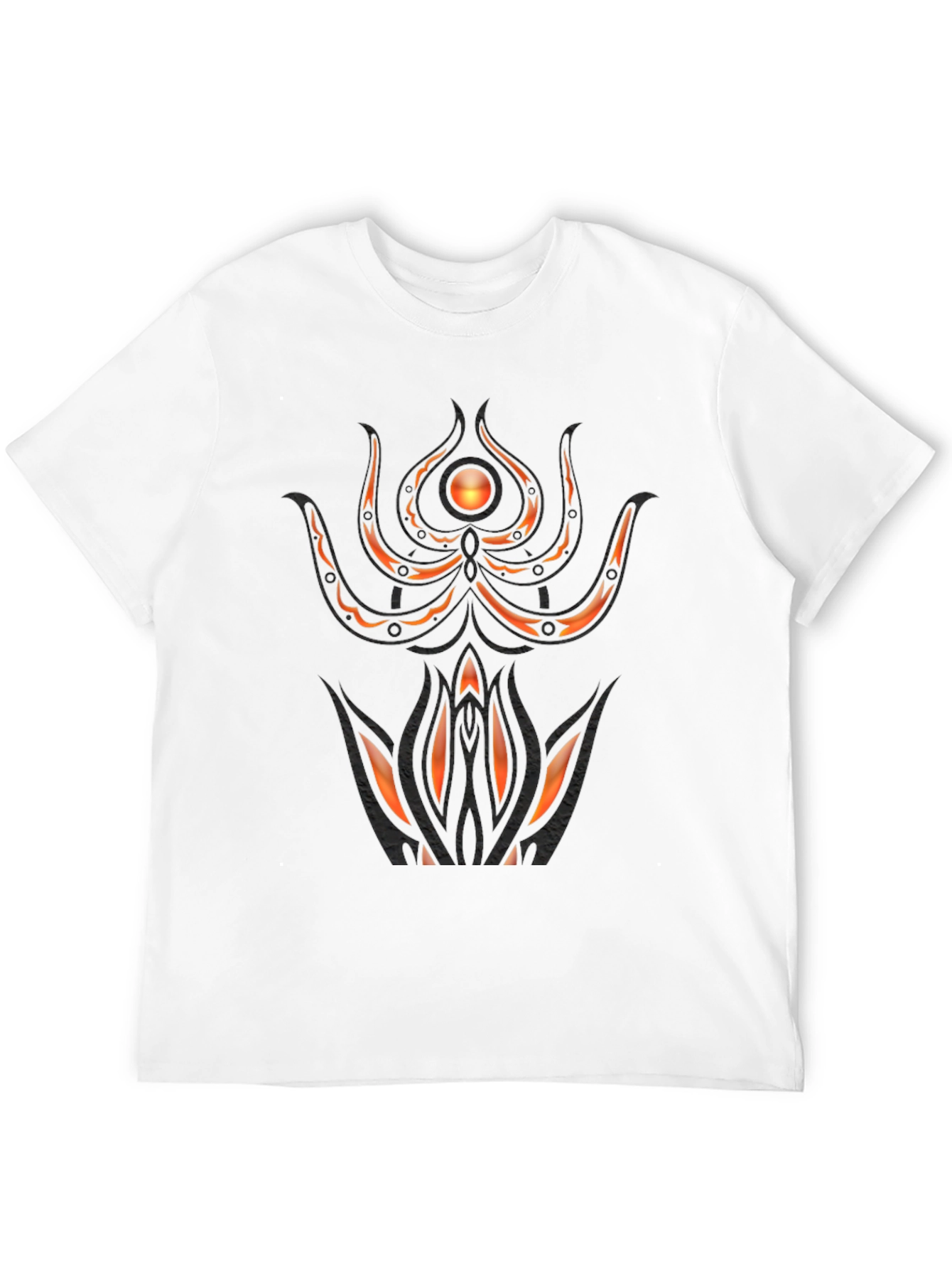 Abstract Graphic Tee - Mens Black T-Shirt