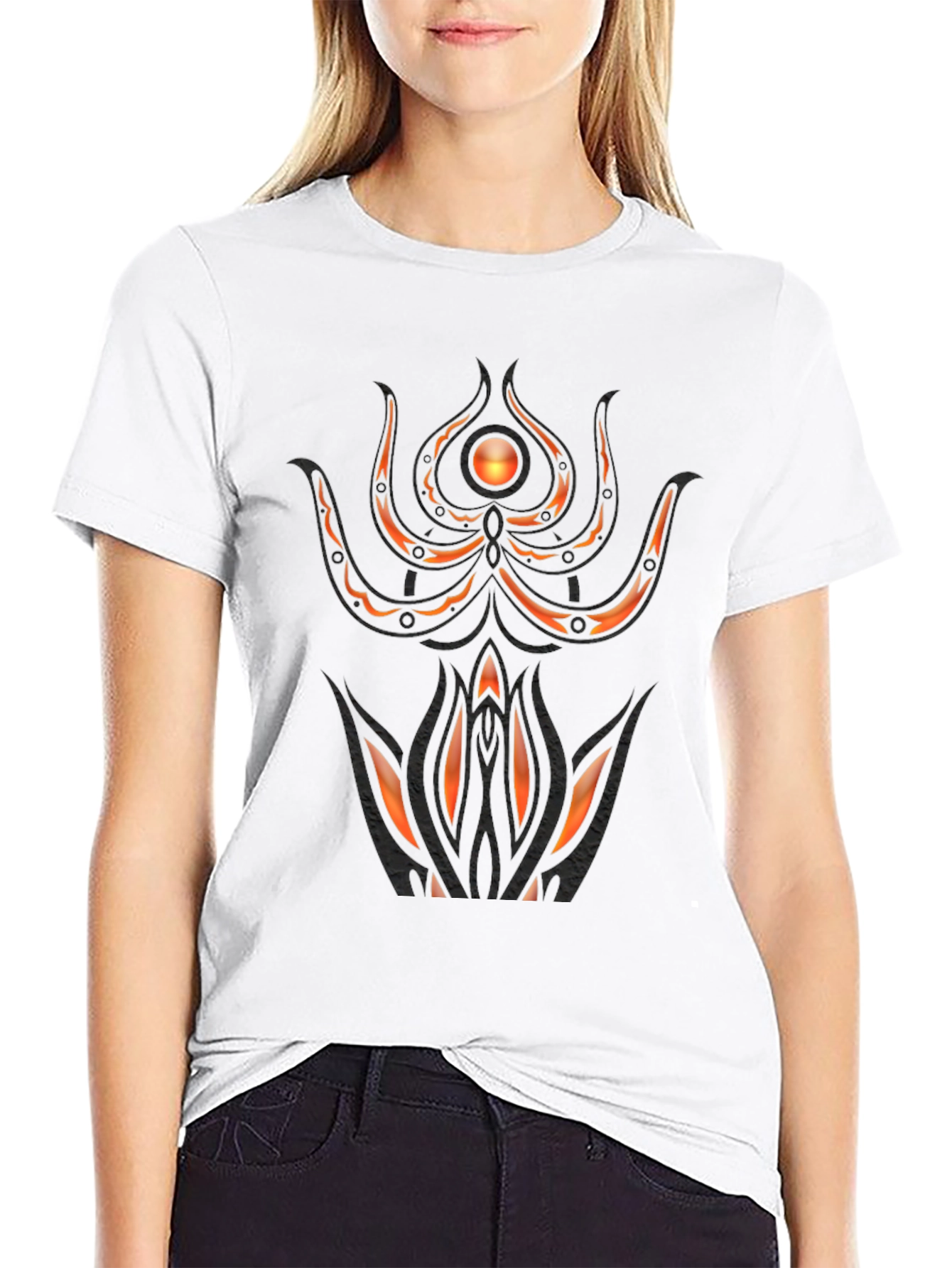 Abstract Graphic Tee - Mens Black T-Shirt