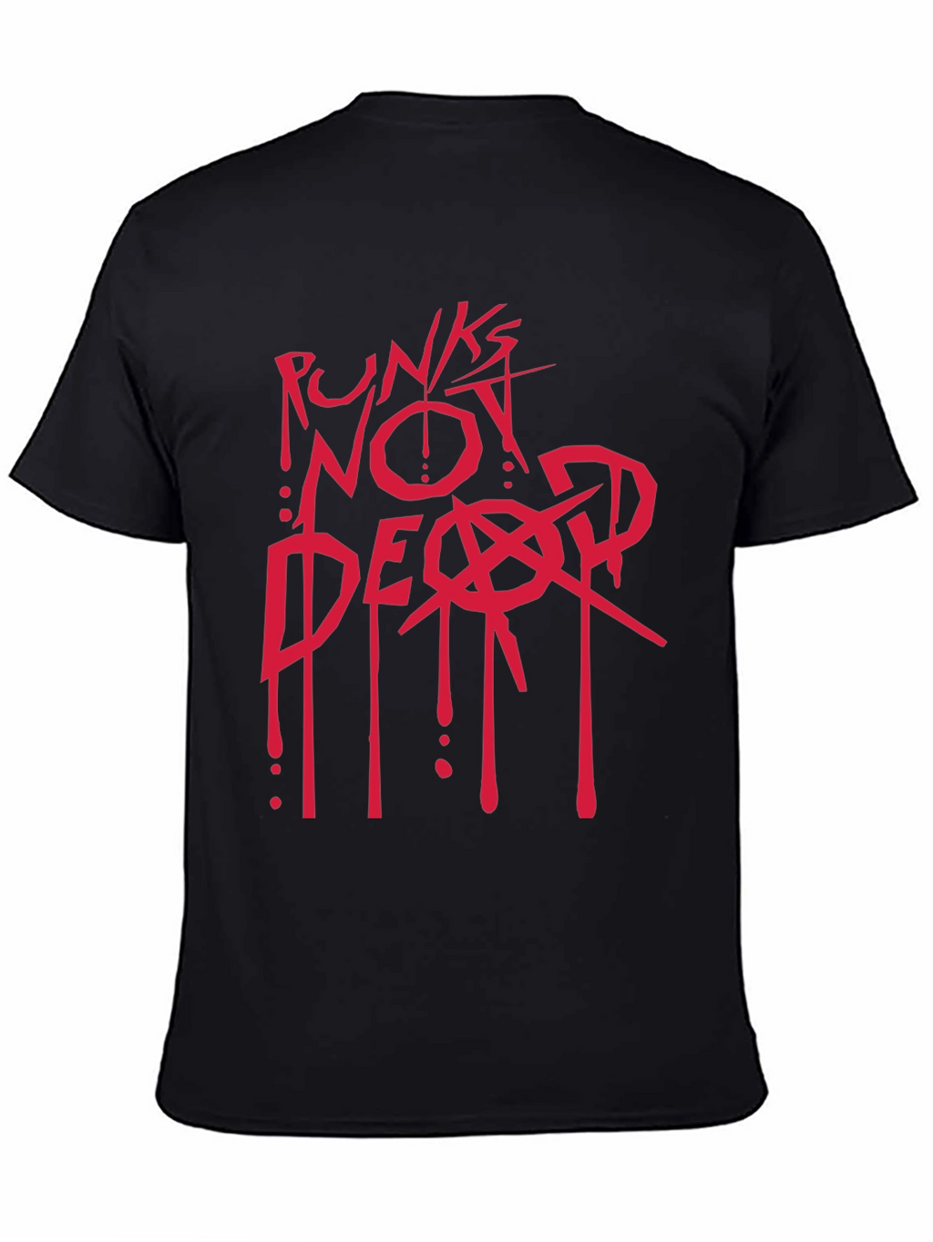 Punks Not Dead Graphic T-Shirt - Black