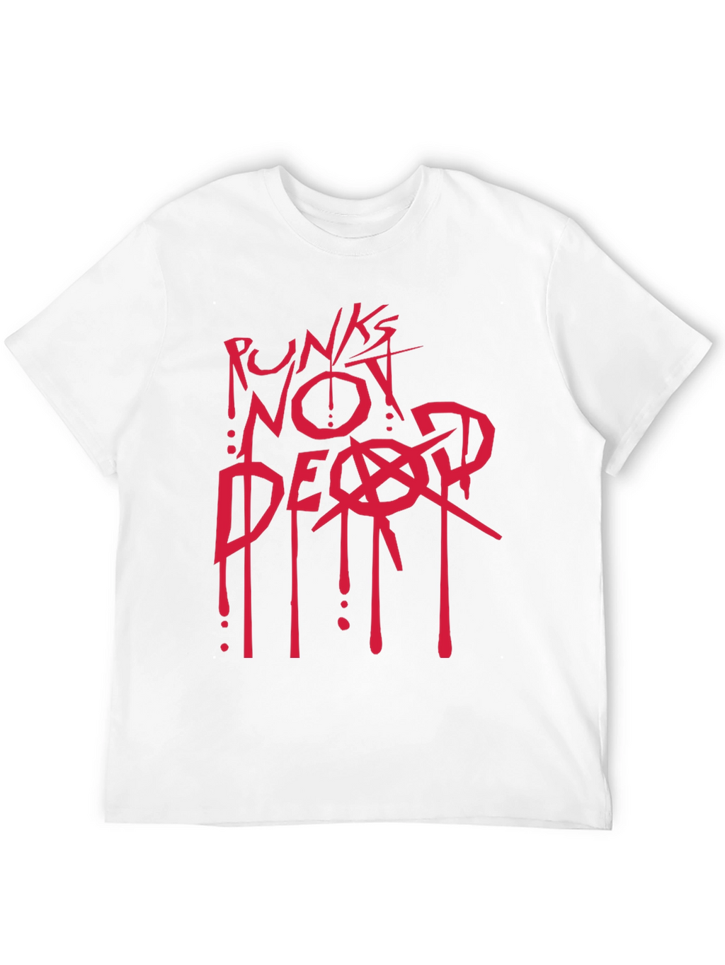 Punks Not Dead Graphic T-Shirt - Black
