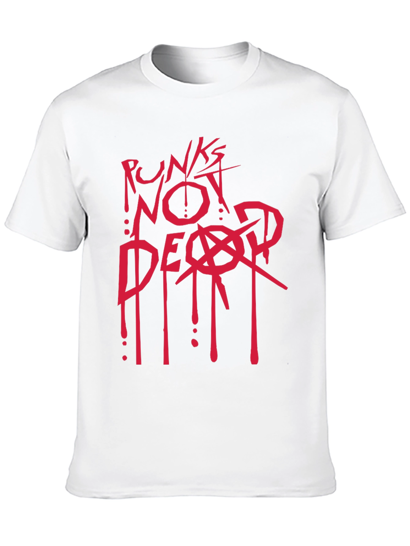 Punks Not Dead Graphic T-Shirt - Black