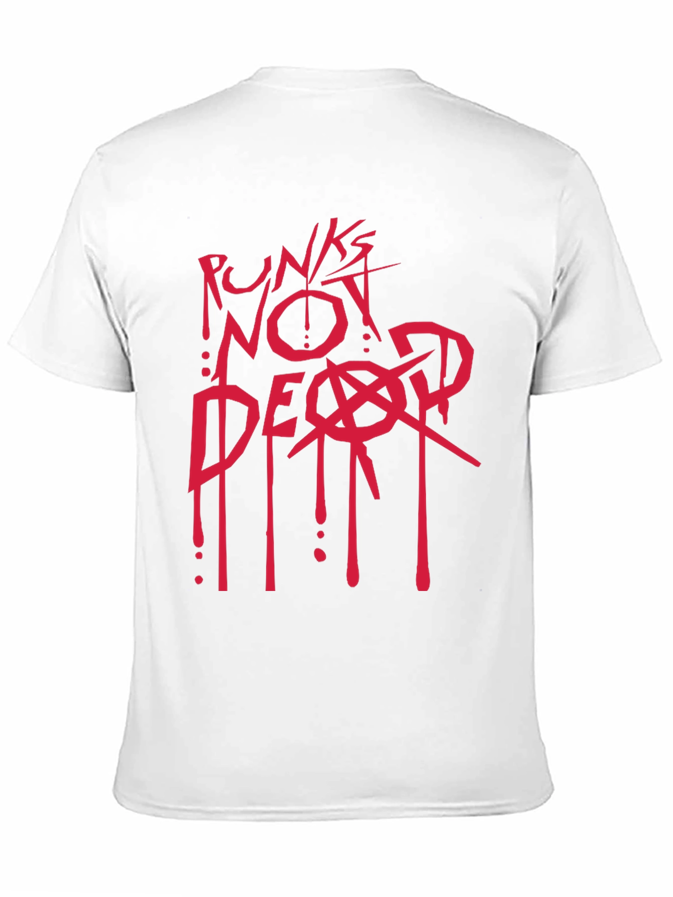 Punks Not Dead Graphic T-Shirt - Black