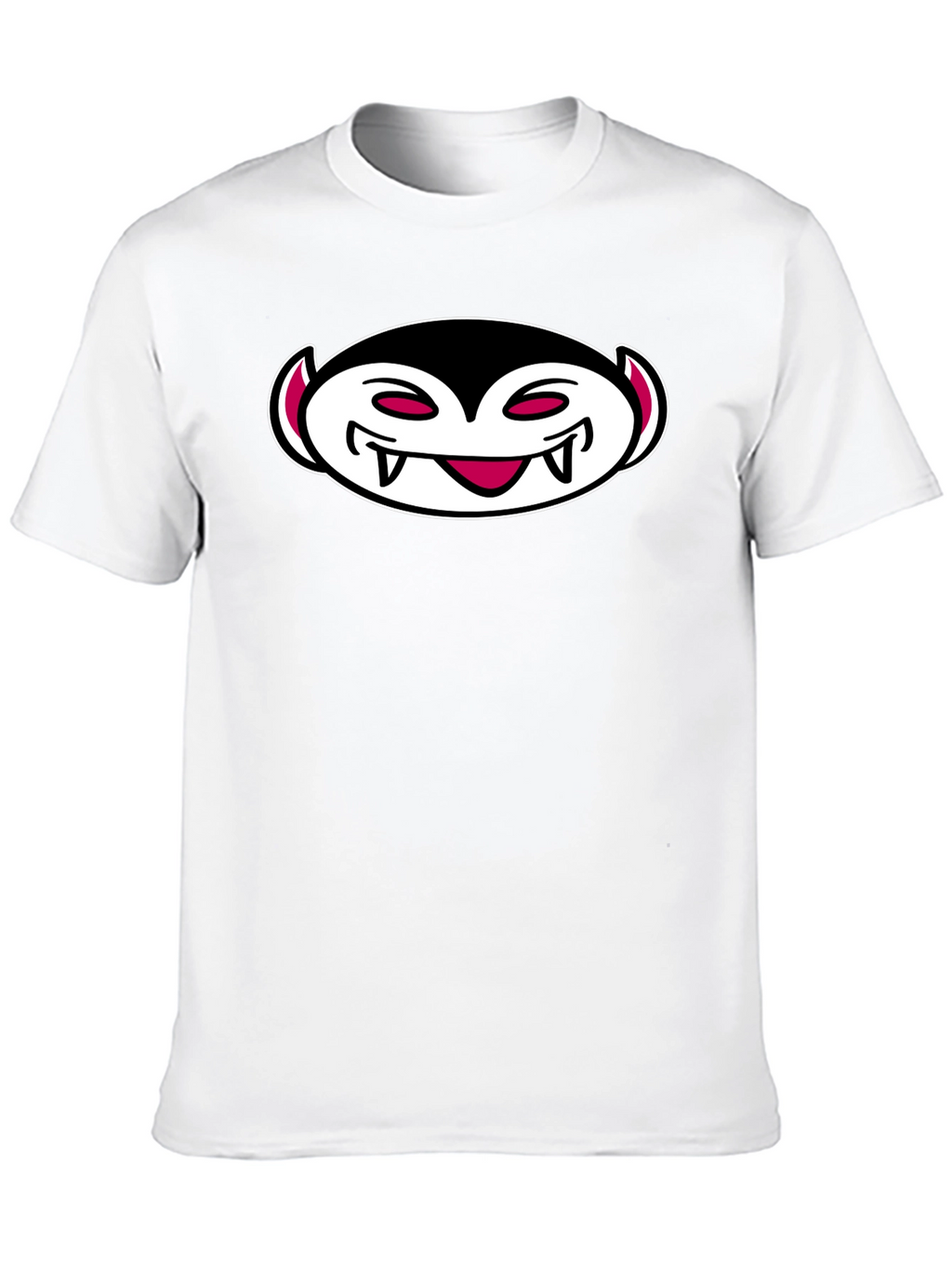 Cartoon Vampire Graphic T-Shirt - Halloween Style