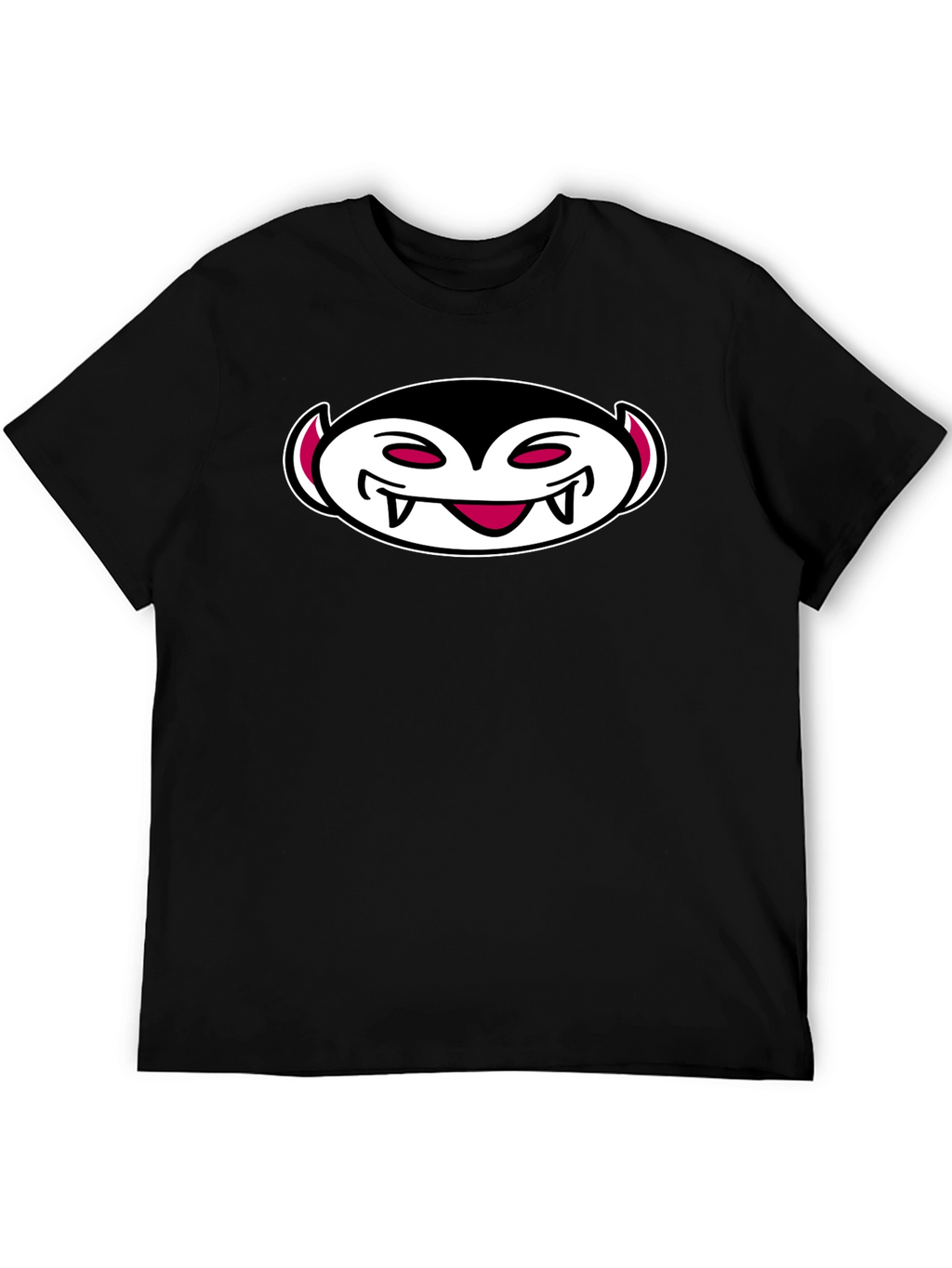 Cartoon Vampire Graphic T-Shirt - Halloween Style