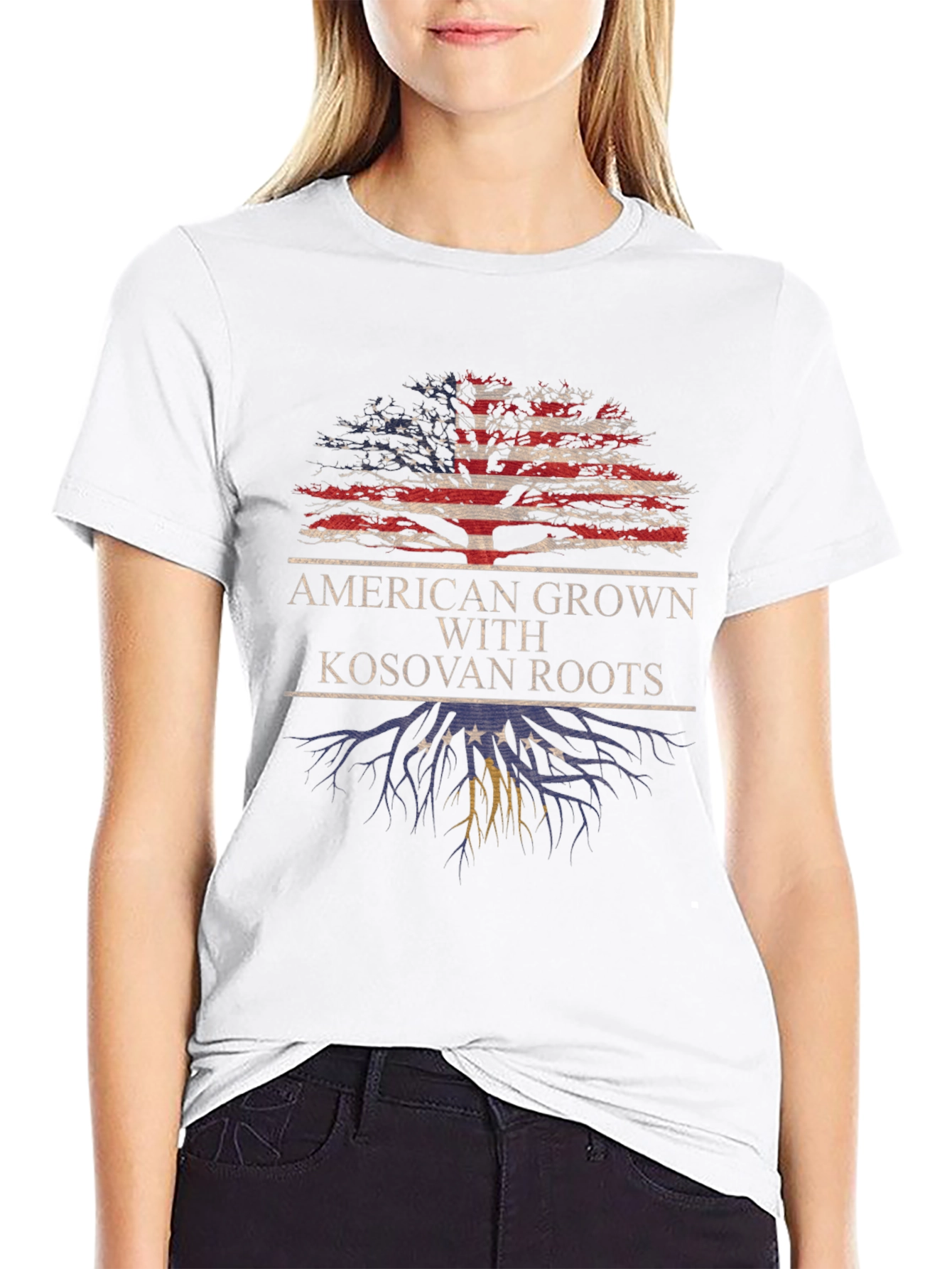 American Grown with Kosovan Roots T-Shirt