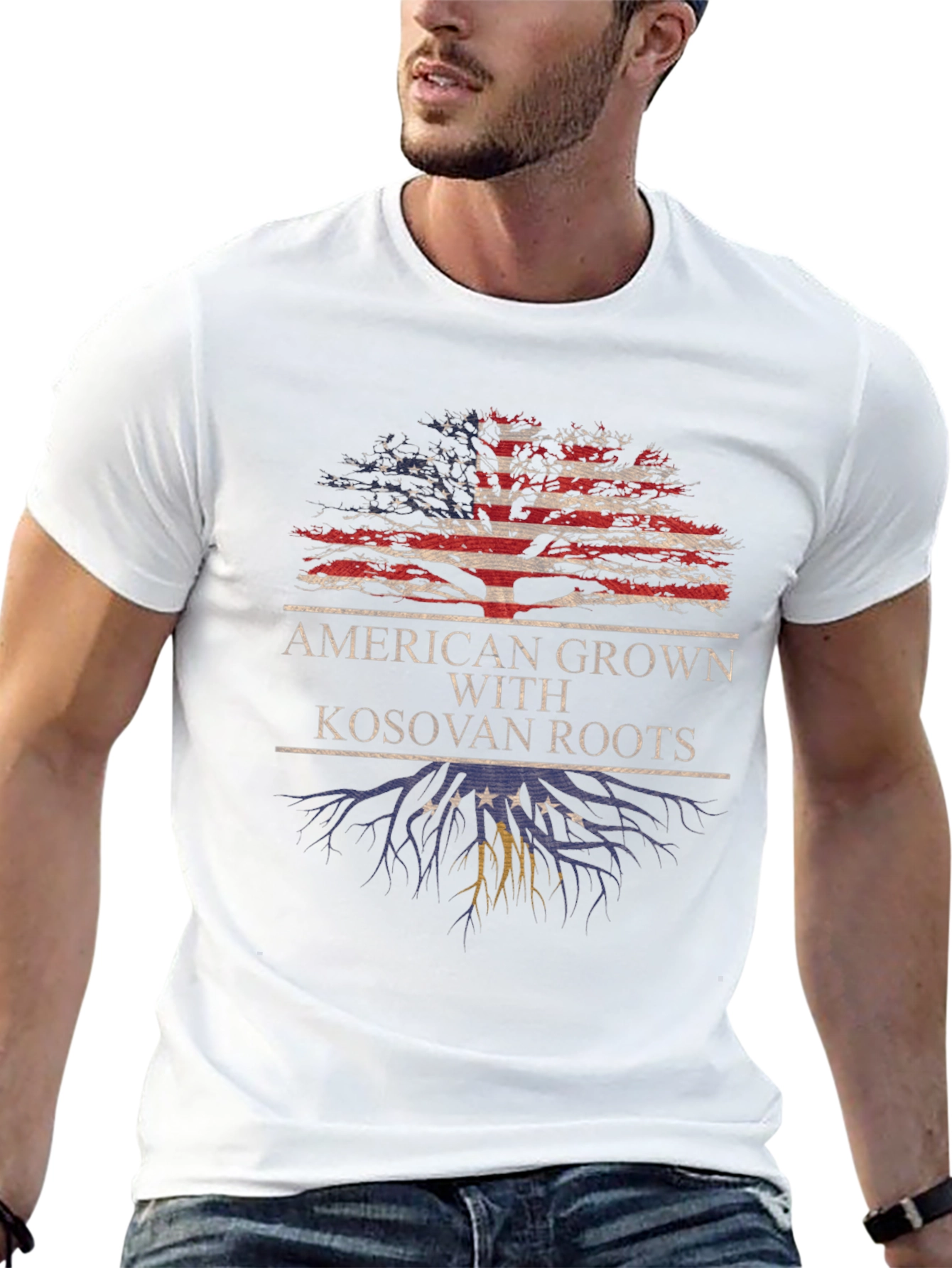 American Grown with Kosovan Roots T-Shirt