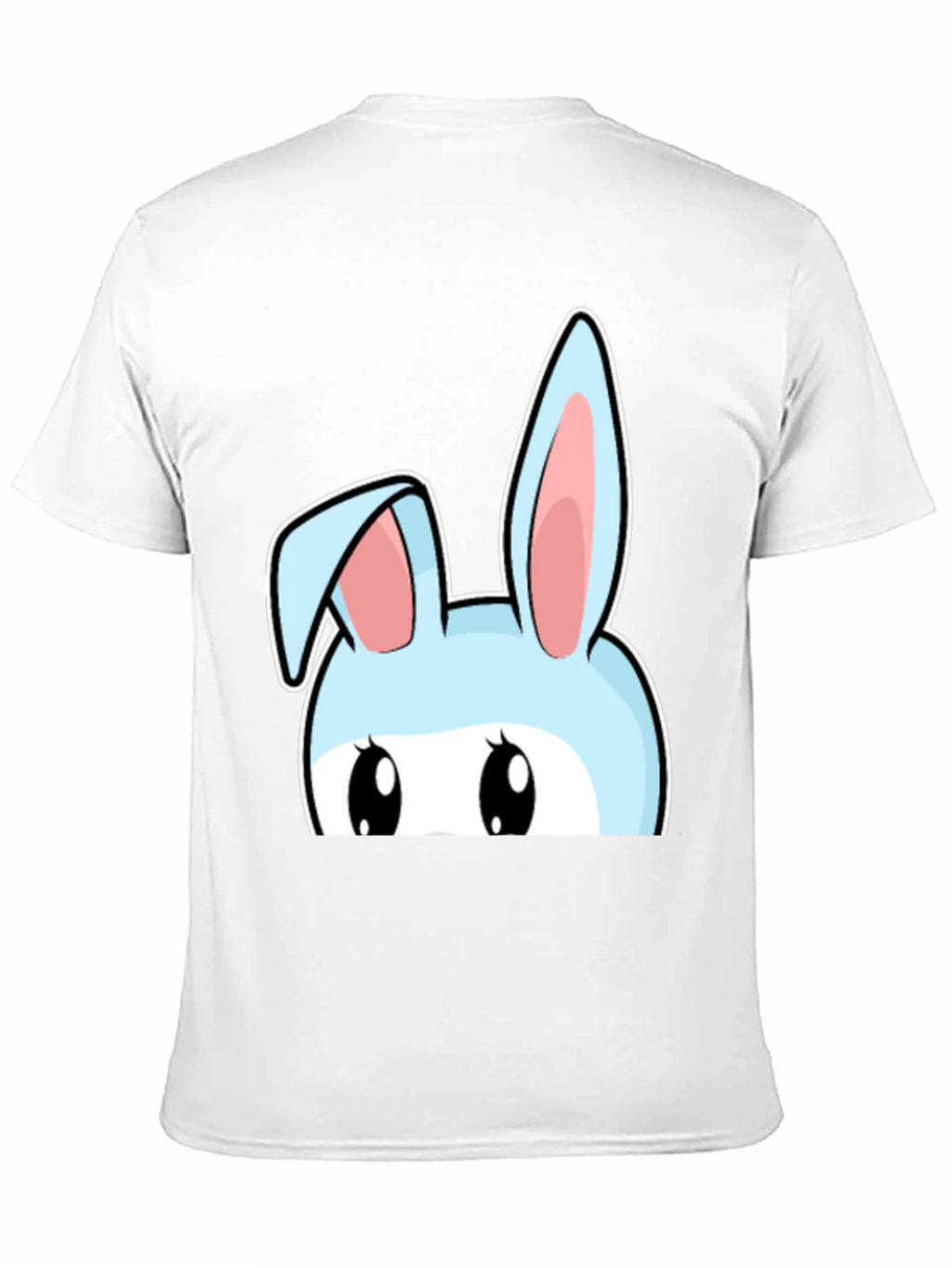 Bunny Peek T-Shirt - Cute Cartoon Rabbit Design