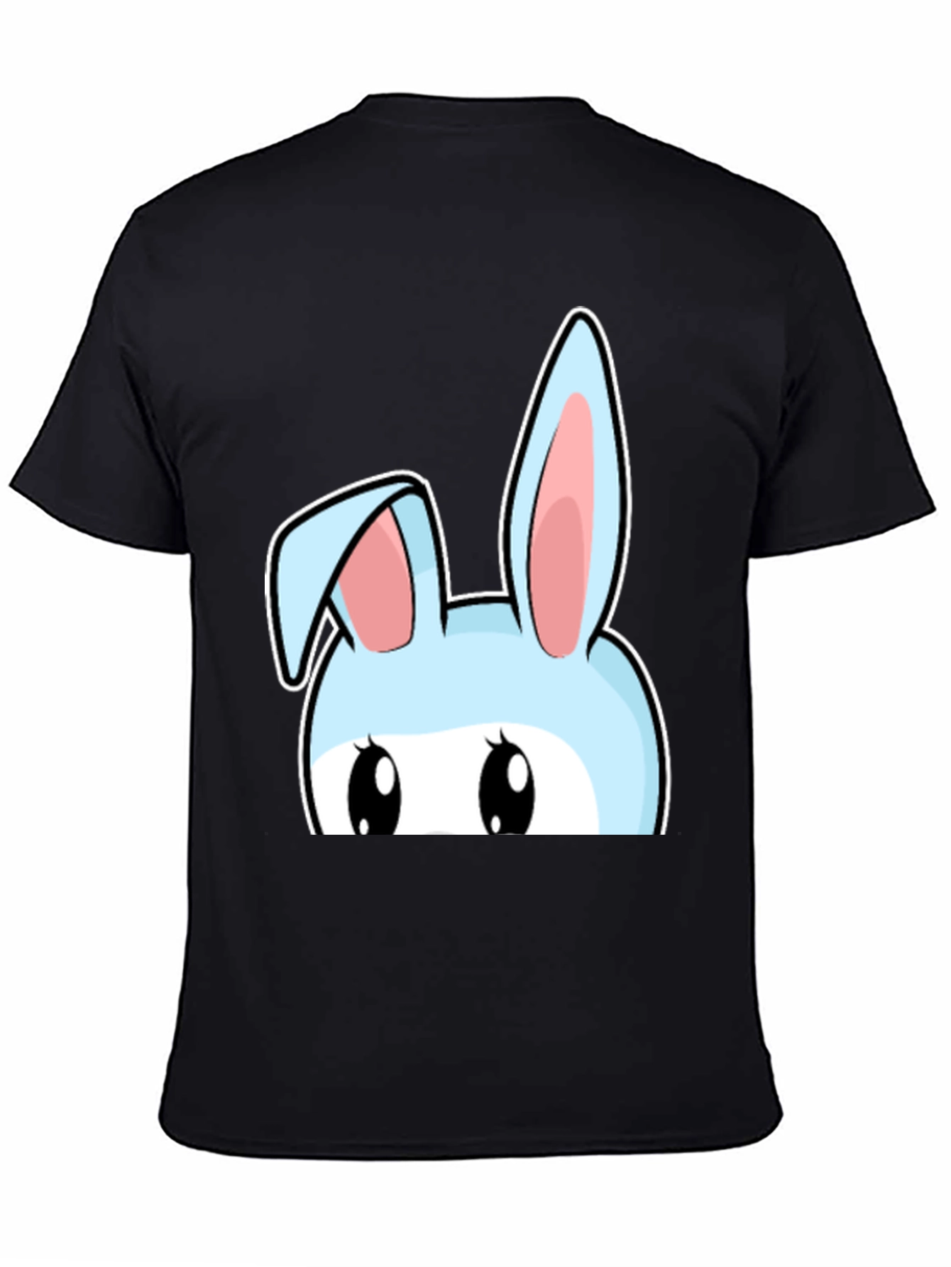 Bunny Peek T-Shirt - Cute Cartoon Rabbit Design
