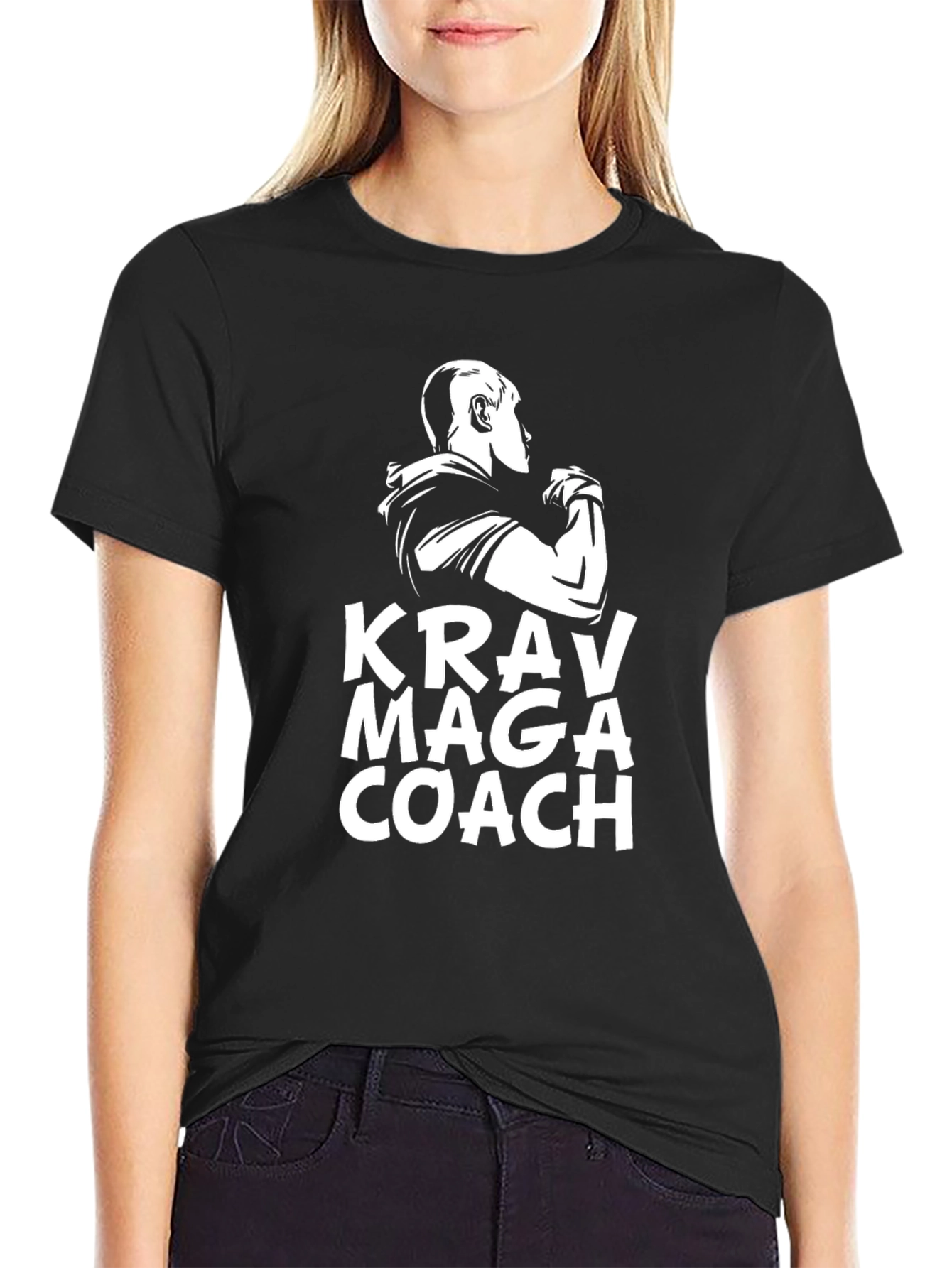 Krav Maga Coach T-Shirt - Martial Arts Instructor Tee