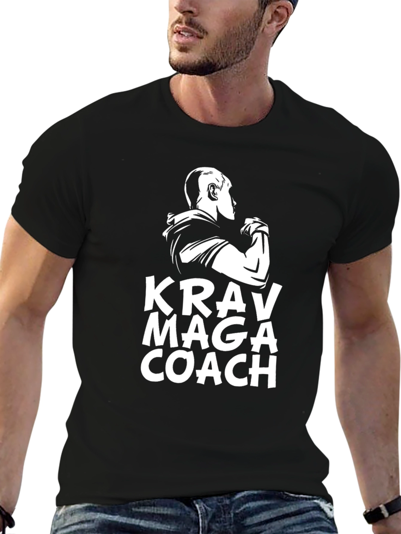 Krav Maga Coach T-Shirt - Martial Arts Instructor Tee
