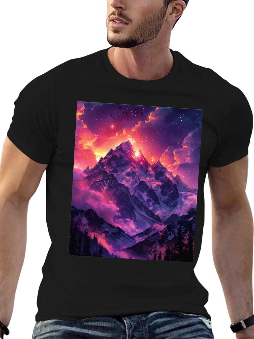 Mountain Sunset Graphic Tee