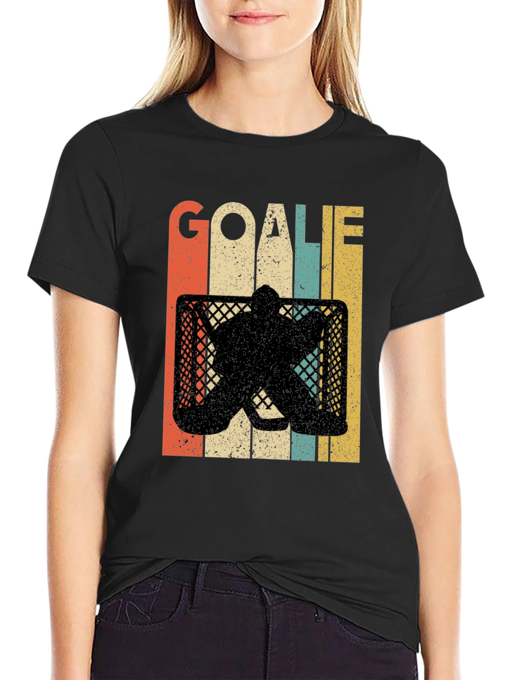 Retro Goalie T-Shirt - Hockey Fan Apparel