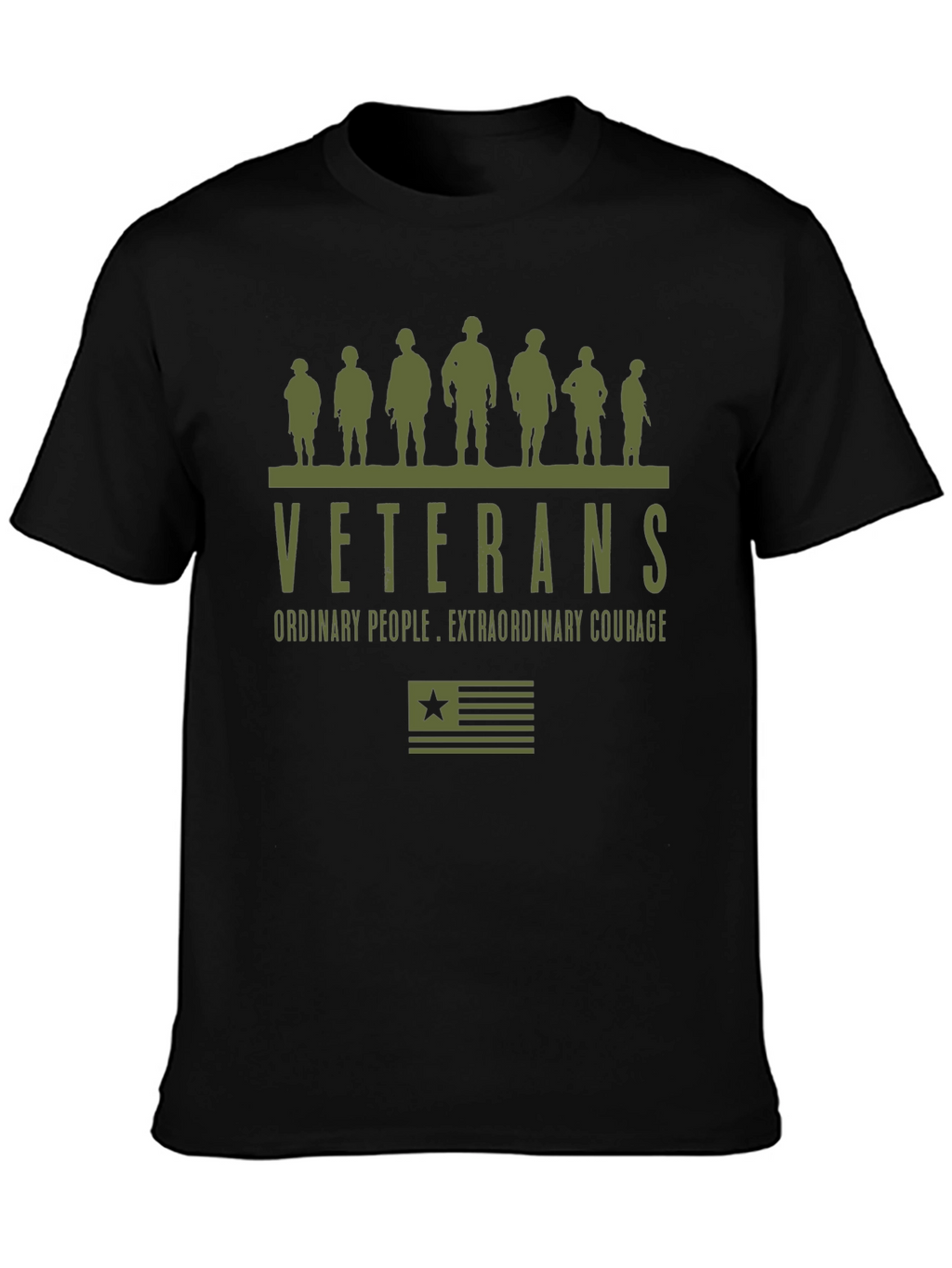 Veterans Graphic T-Shirt - Courage & Pride