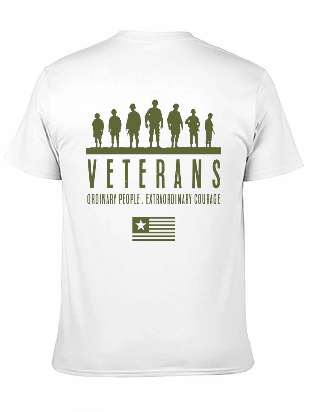 Veterans Graphic T-Shirt - Courage & Pride